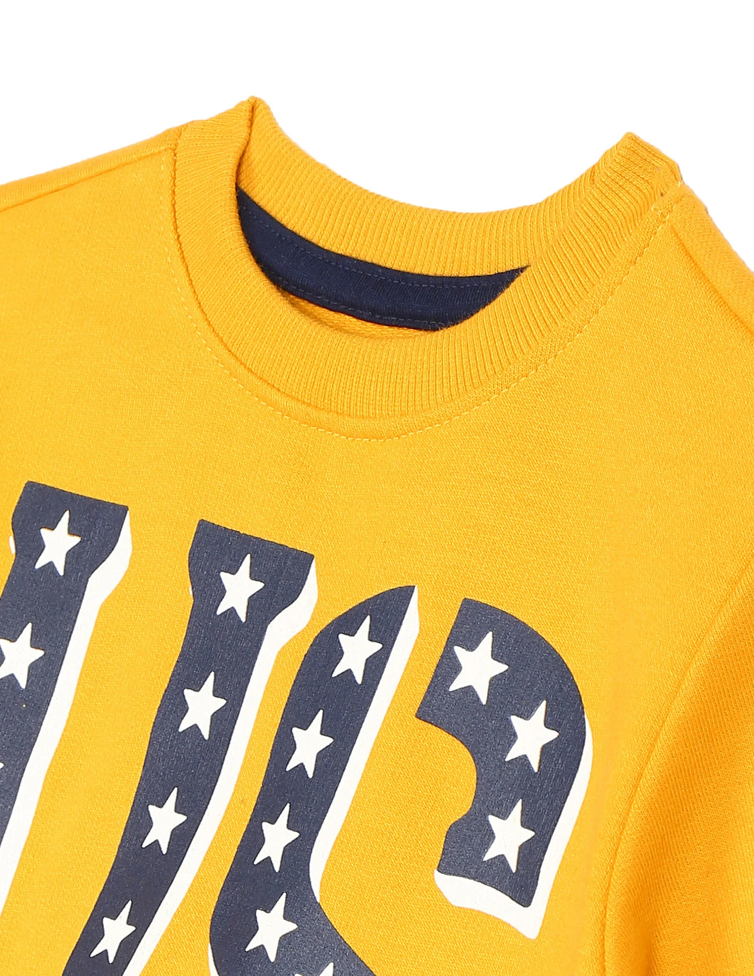 Crew Neck Brand Print Sweatshirt - Image 3