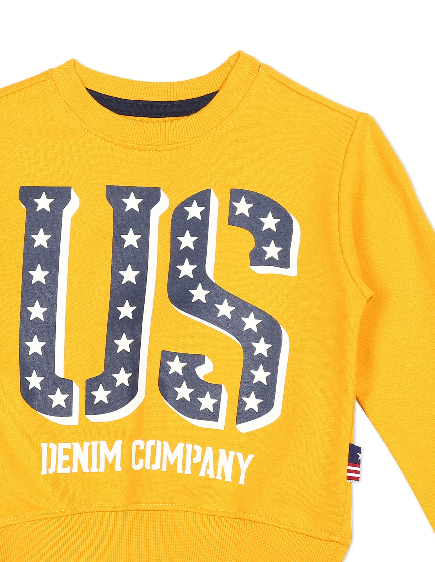 Crew Neck Brand Print Sweatshirt - Image 4