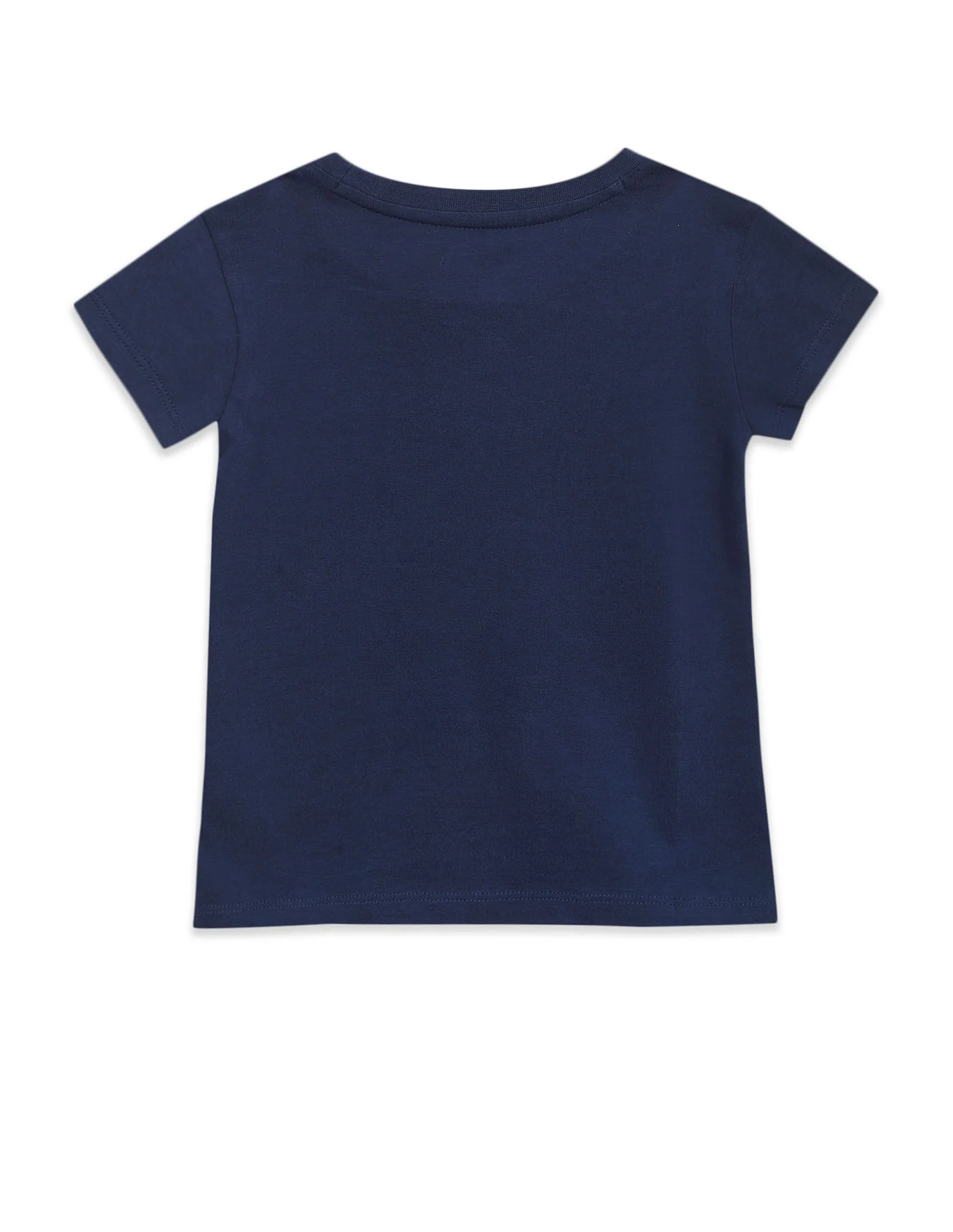 Crew Neck Brand Print T-Shirt - Image 2