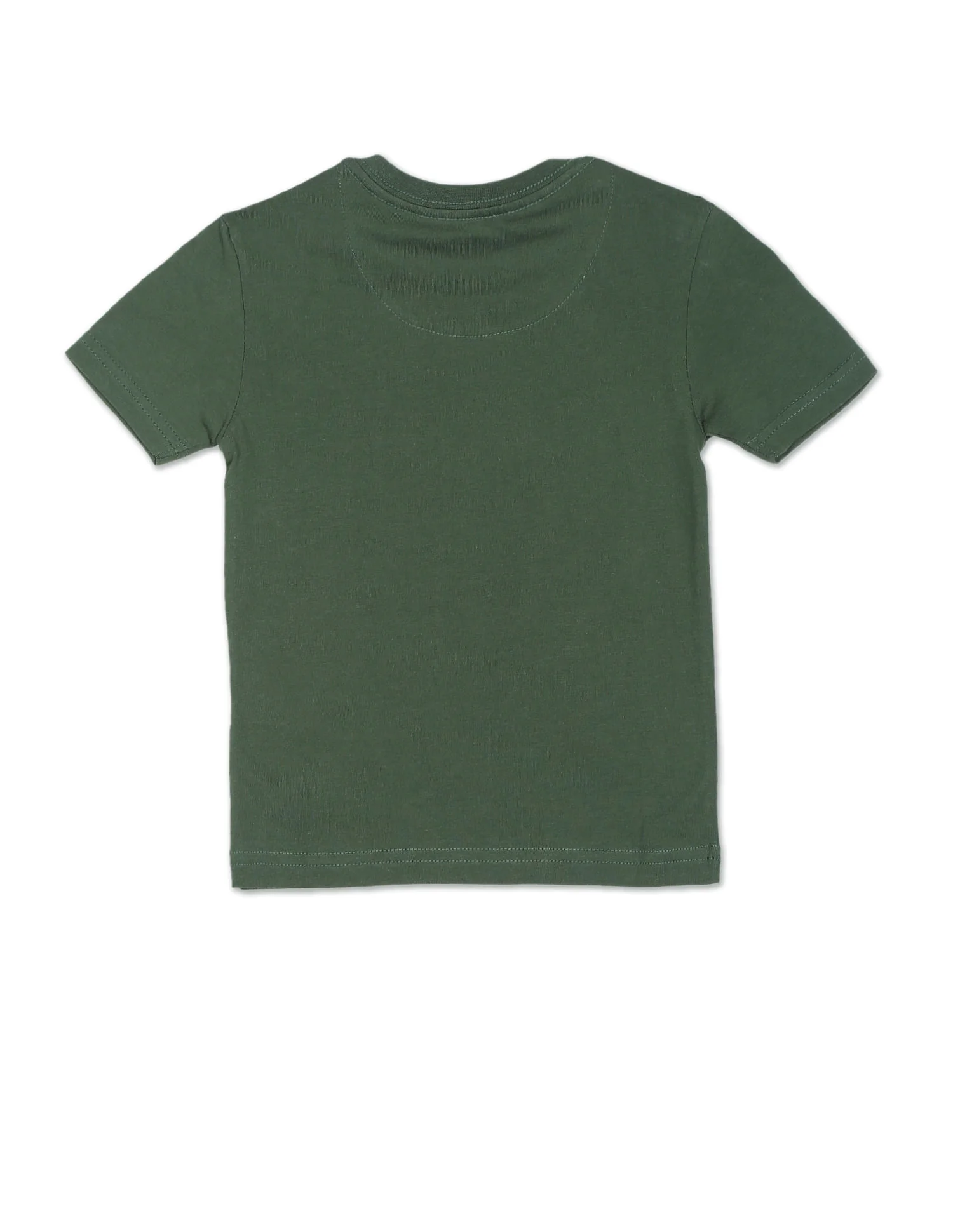 Crew Neck Brand Print T-Shirt - Image 2