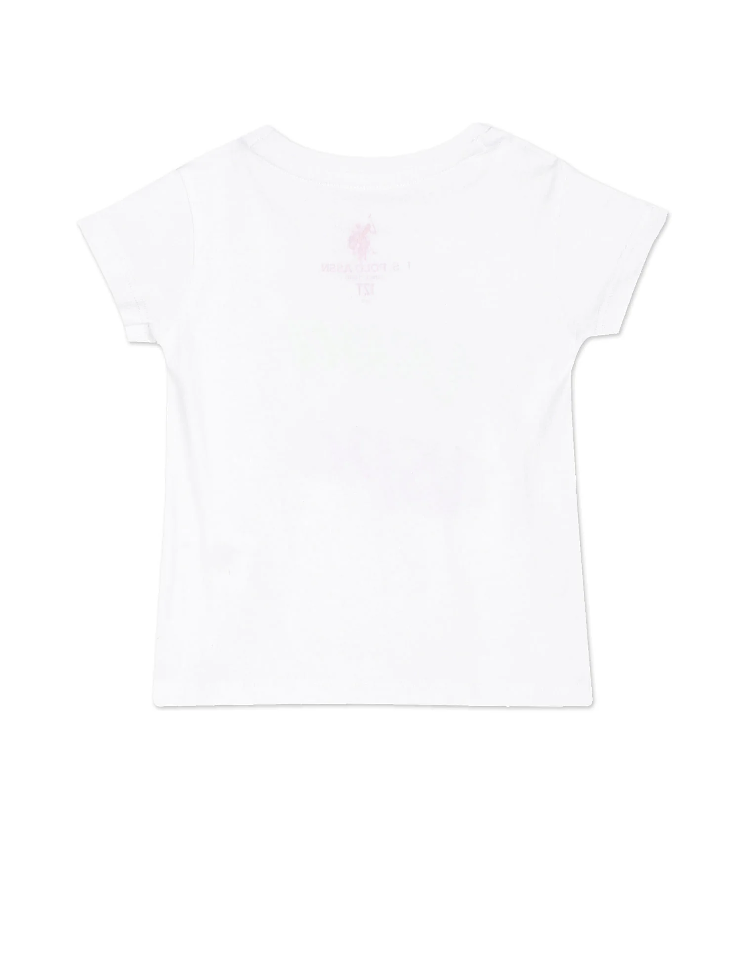 Crew Neck Brand Print T-Shirt - Image 2