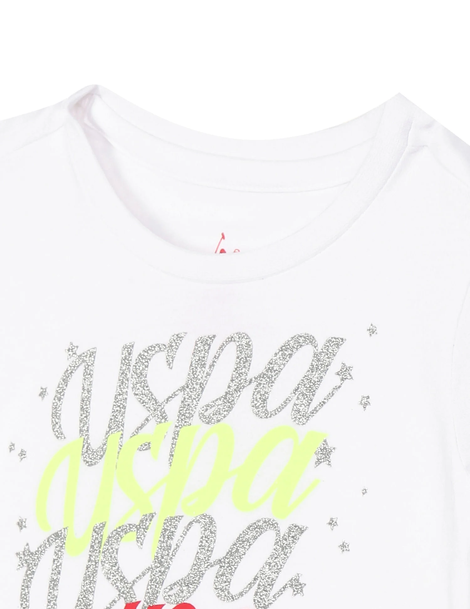 Crew Neck Brand Print T-Shirt - Image 3