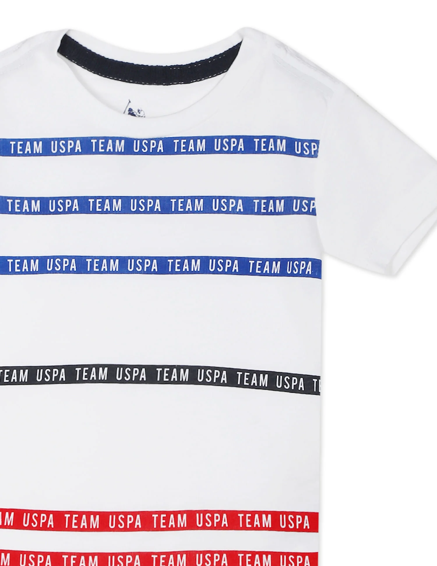 Crew Neck Brand Print T-Shirt - Image 4