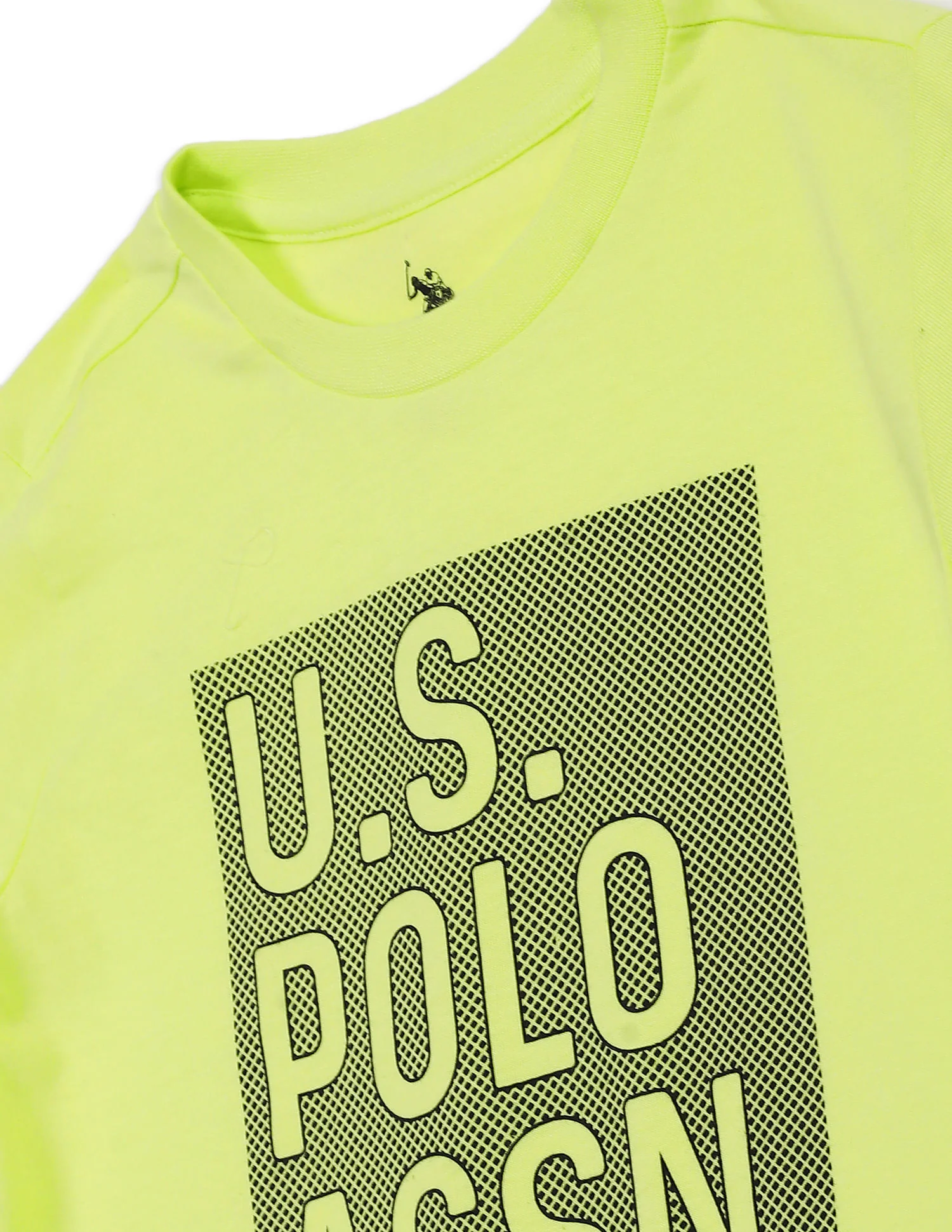 Crew Neck Brand Print T-Shirt - Image 3
