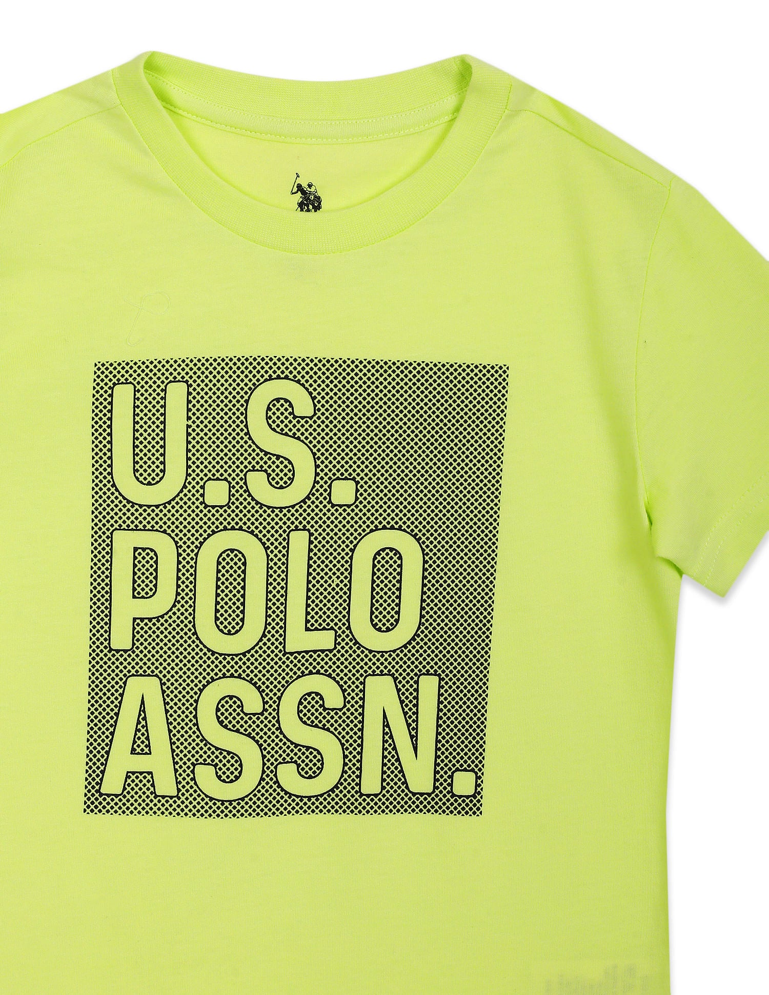 Crew Neck Brand Print T-Shirt - Image 4