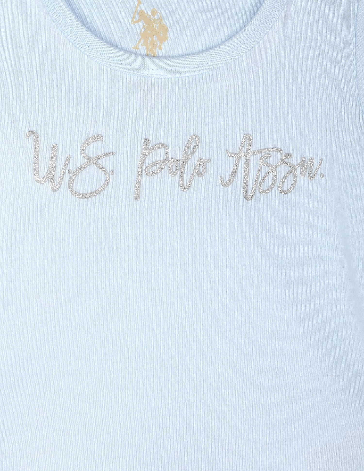 Crew Neck Brand Print T-Shirt - Pack Of 2 - Image 5