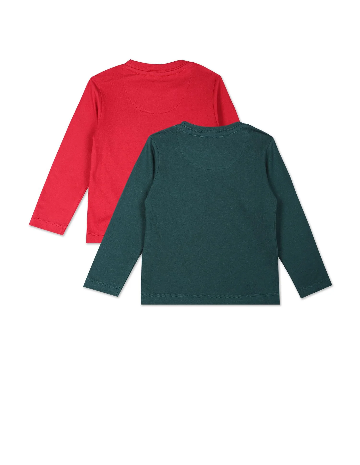 Crew Neck Brand Print T-Shirt - Pack Of 2 - Image 2
