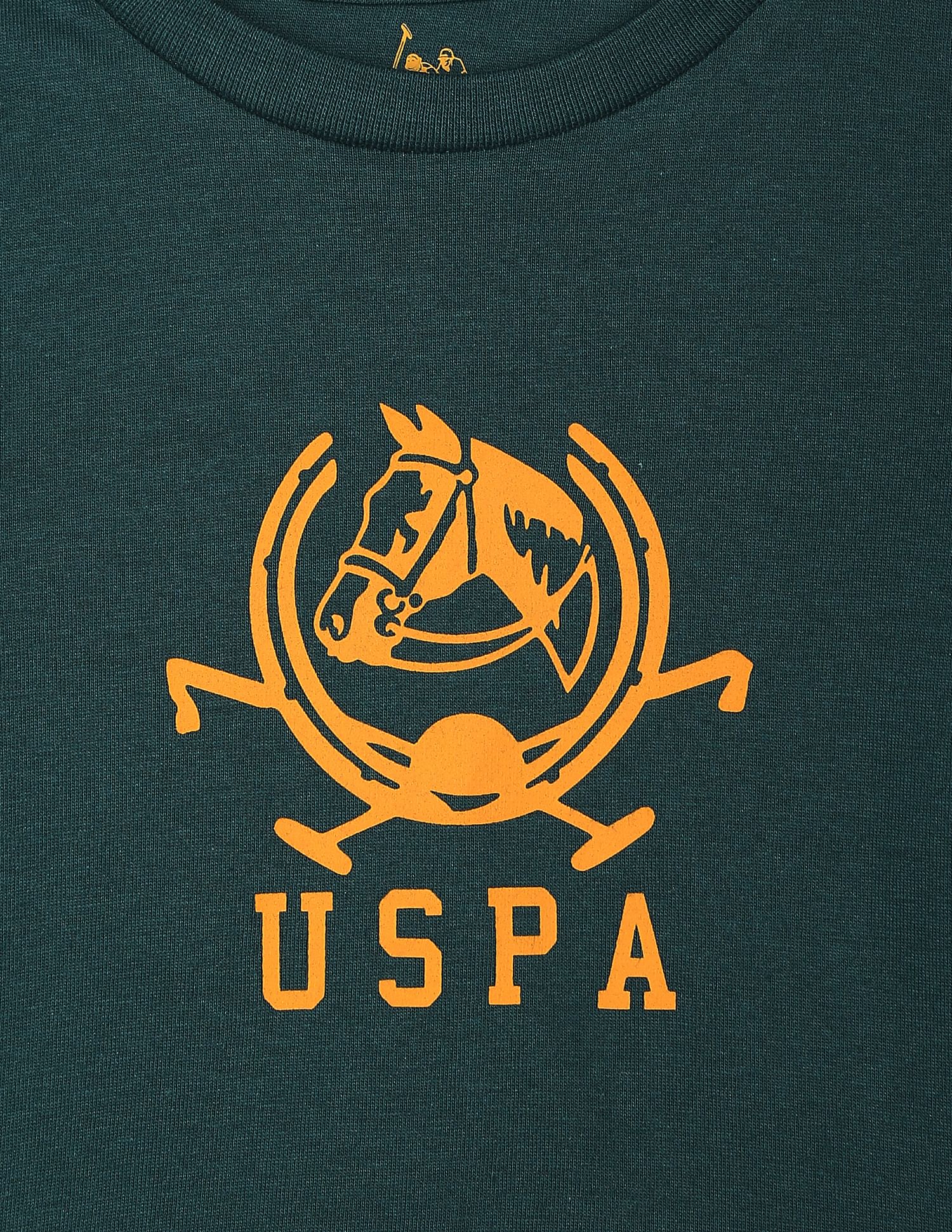 Crew Neck Brand Print T-Shirt - Pack Of 2 - Image 5