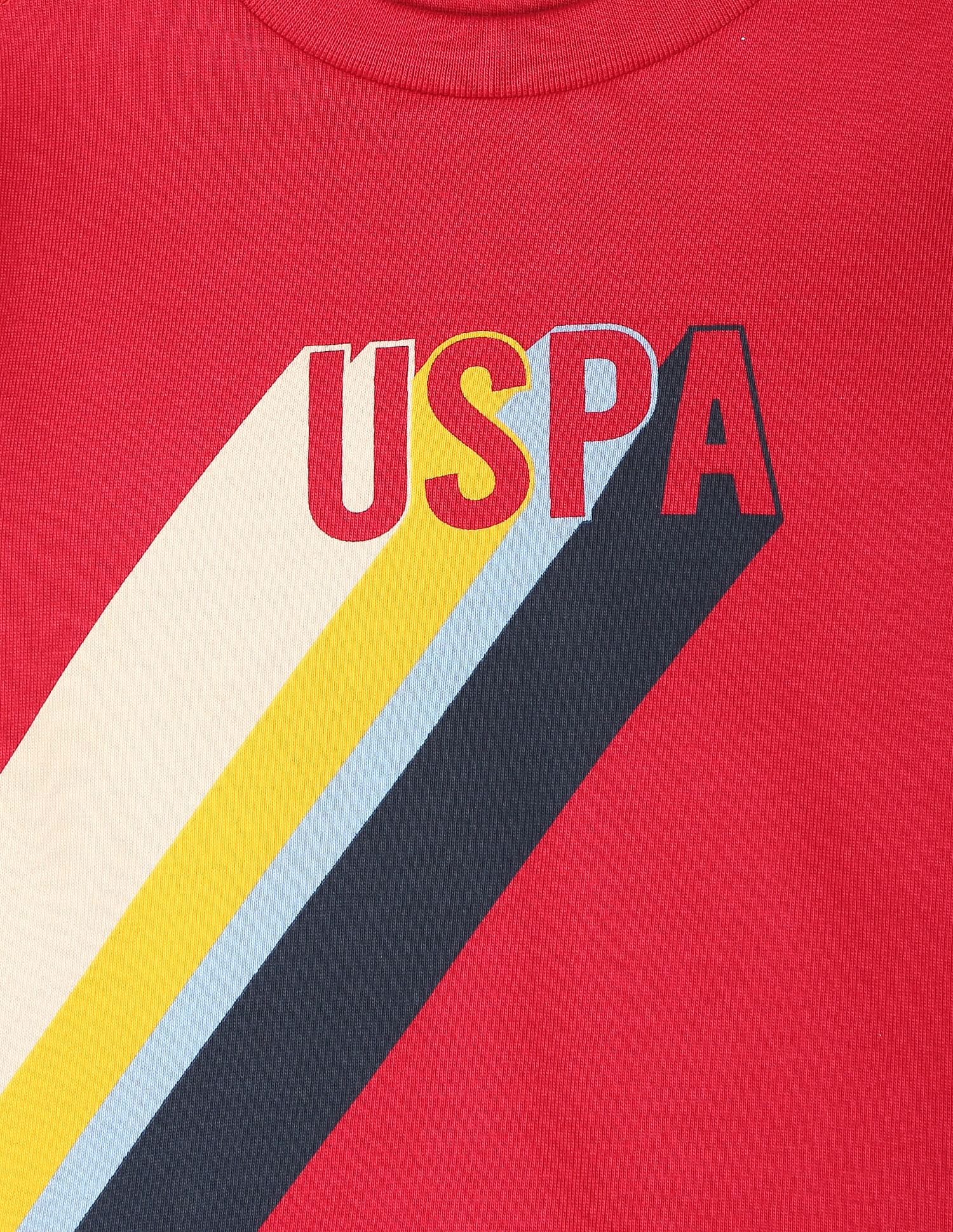 Crew Neck Brand Print T-Shirt - Pack Of 2 - Image 6