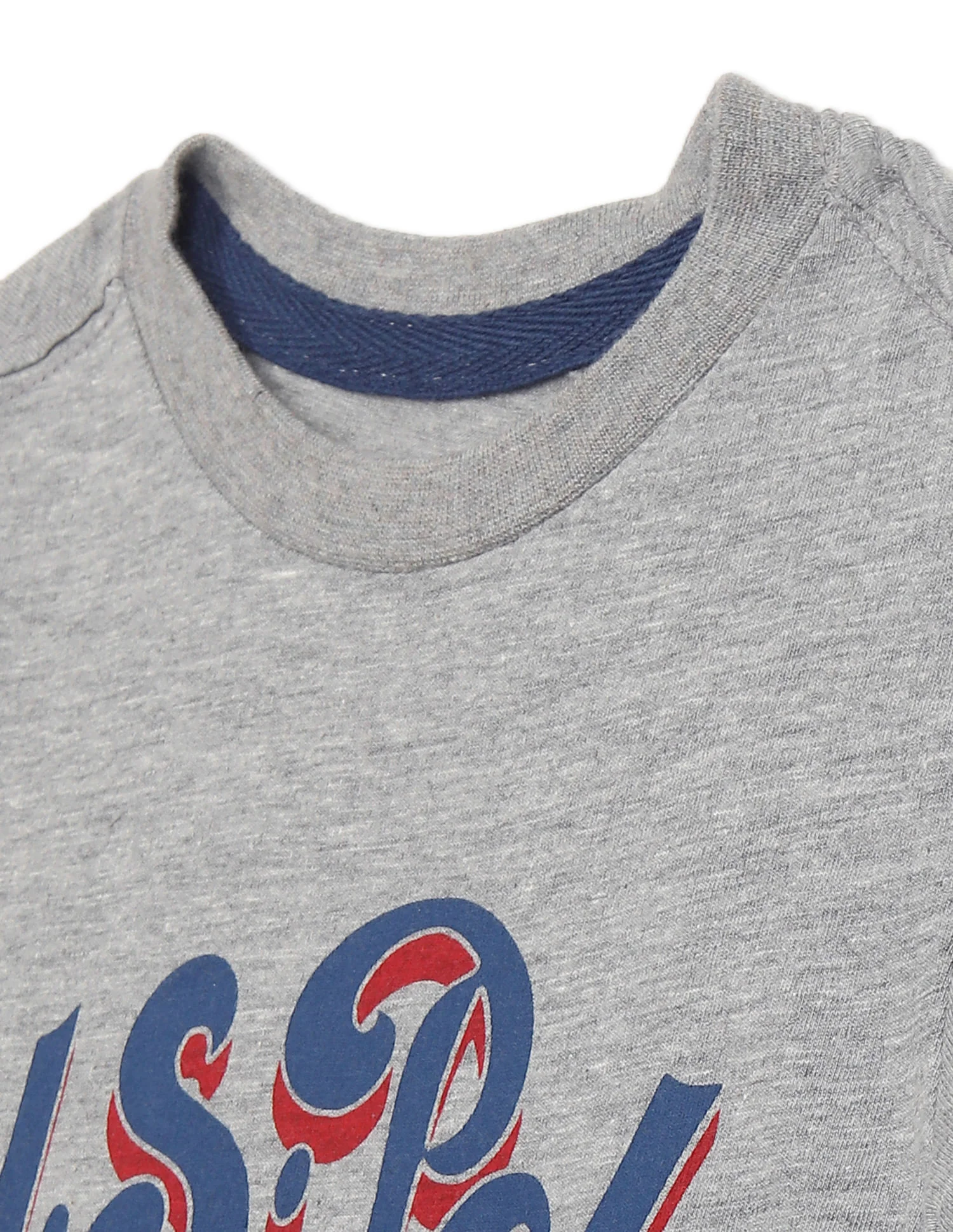 Crew Neck Brand Print T-Shirt - Image 3