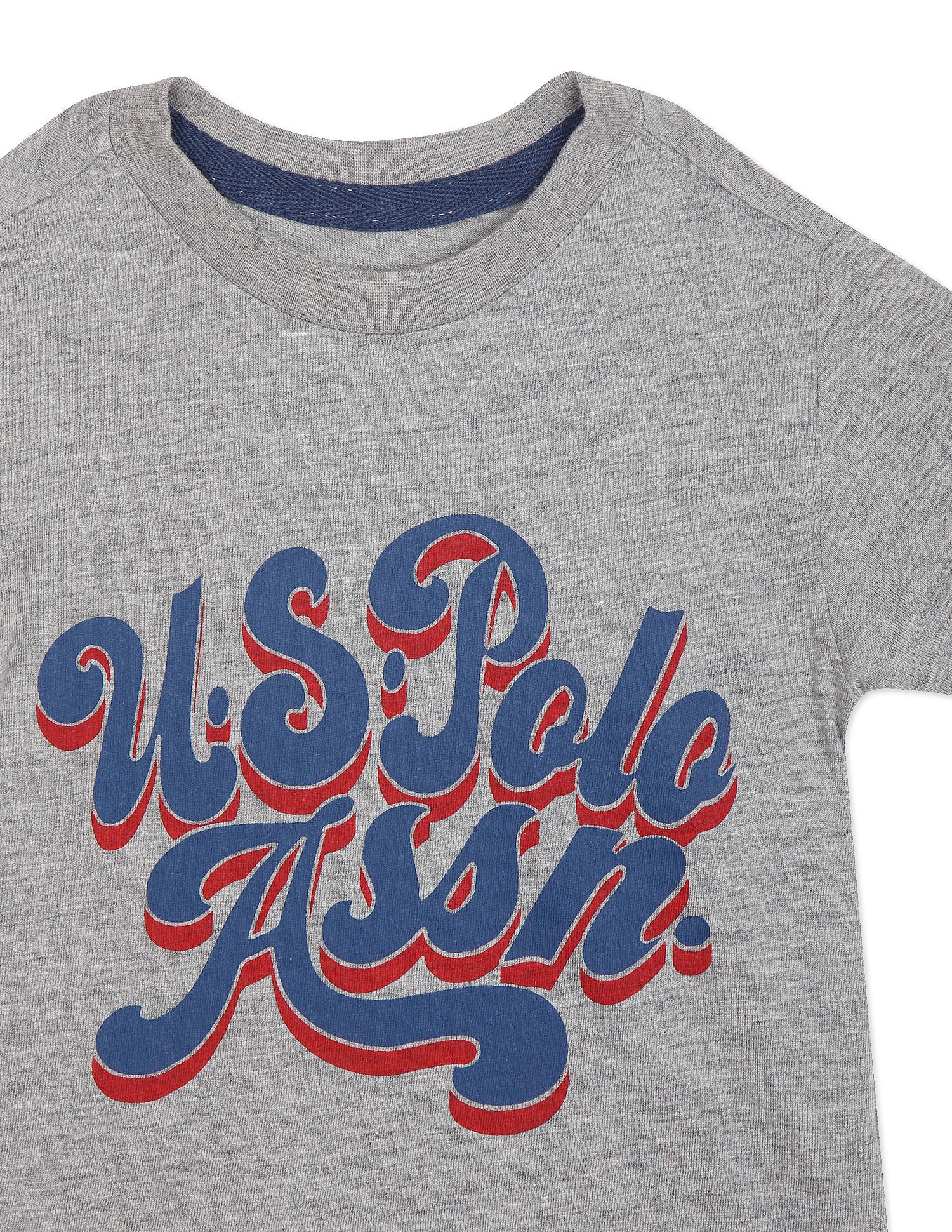 Crew Neck Brand Print T-Shirt - Image 4