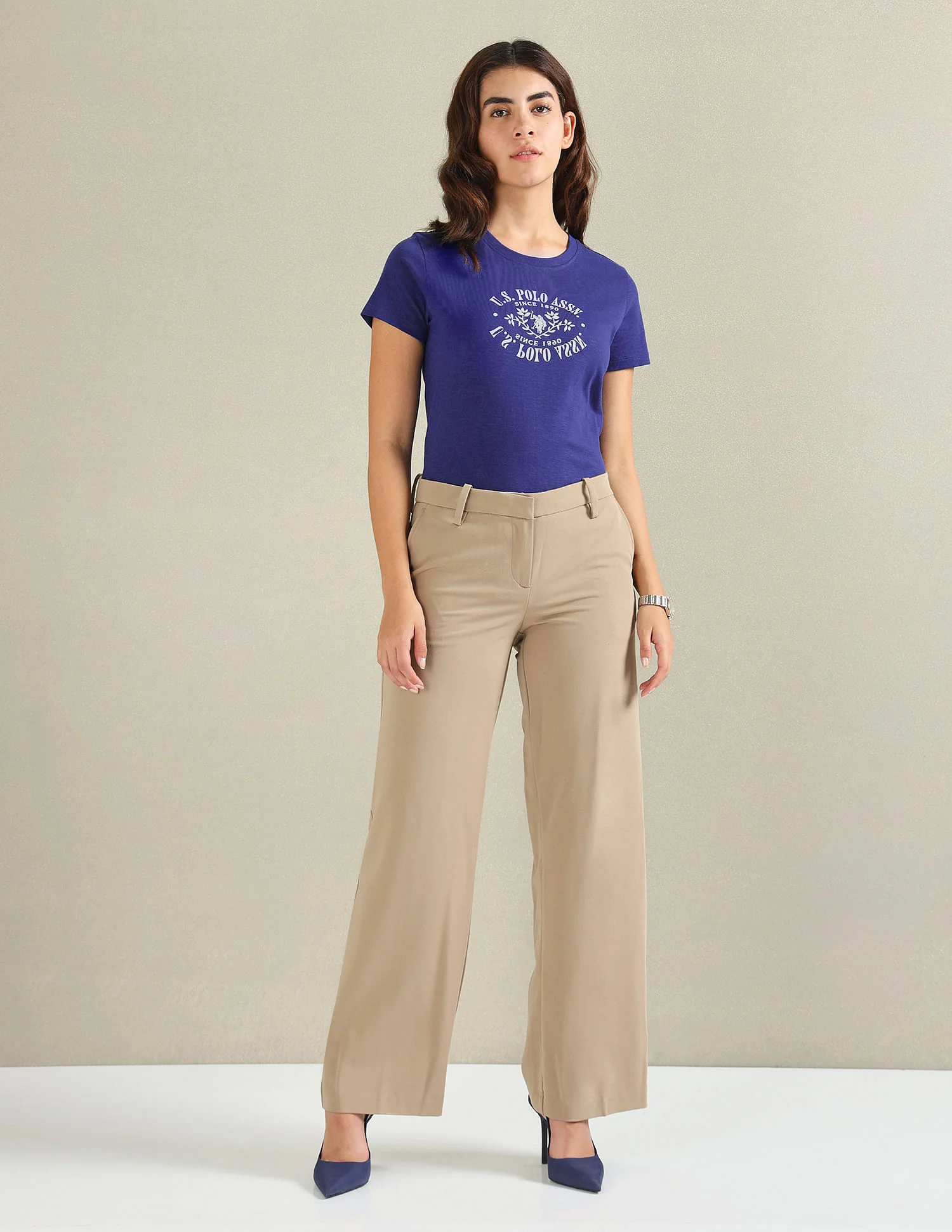 Pure Cotton Brand Print T-Shirt - Image 3