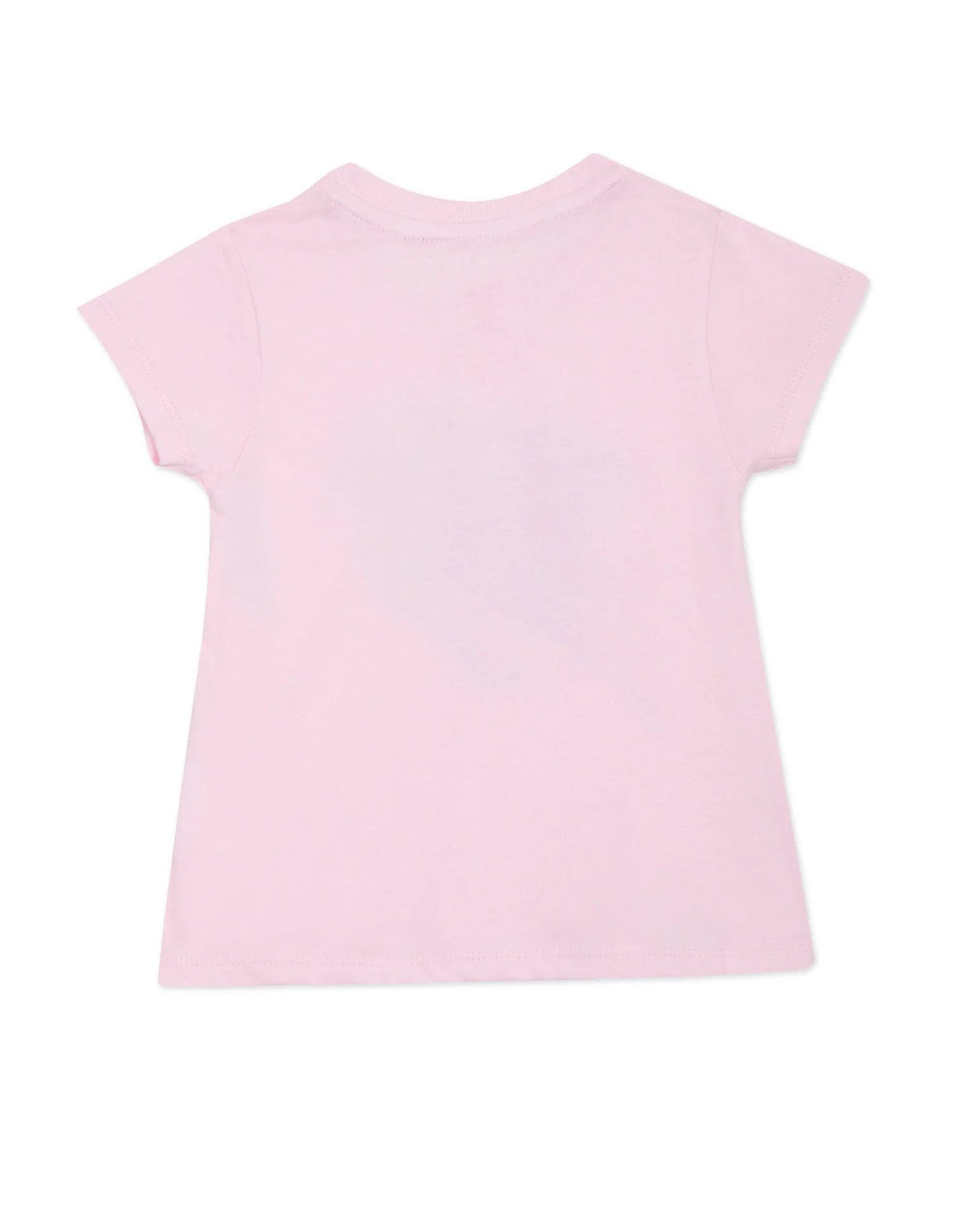 Crew Neck Brand Print T-Shirt - Image 2