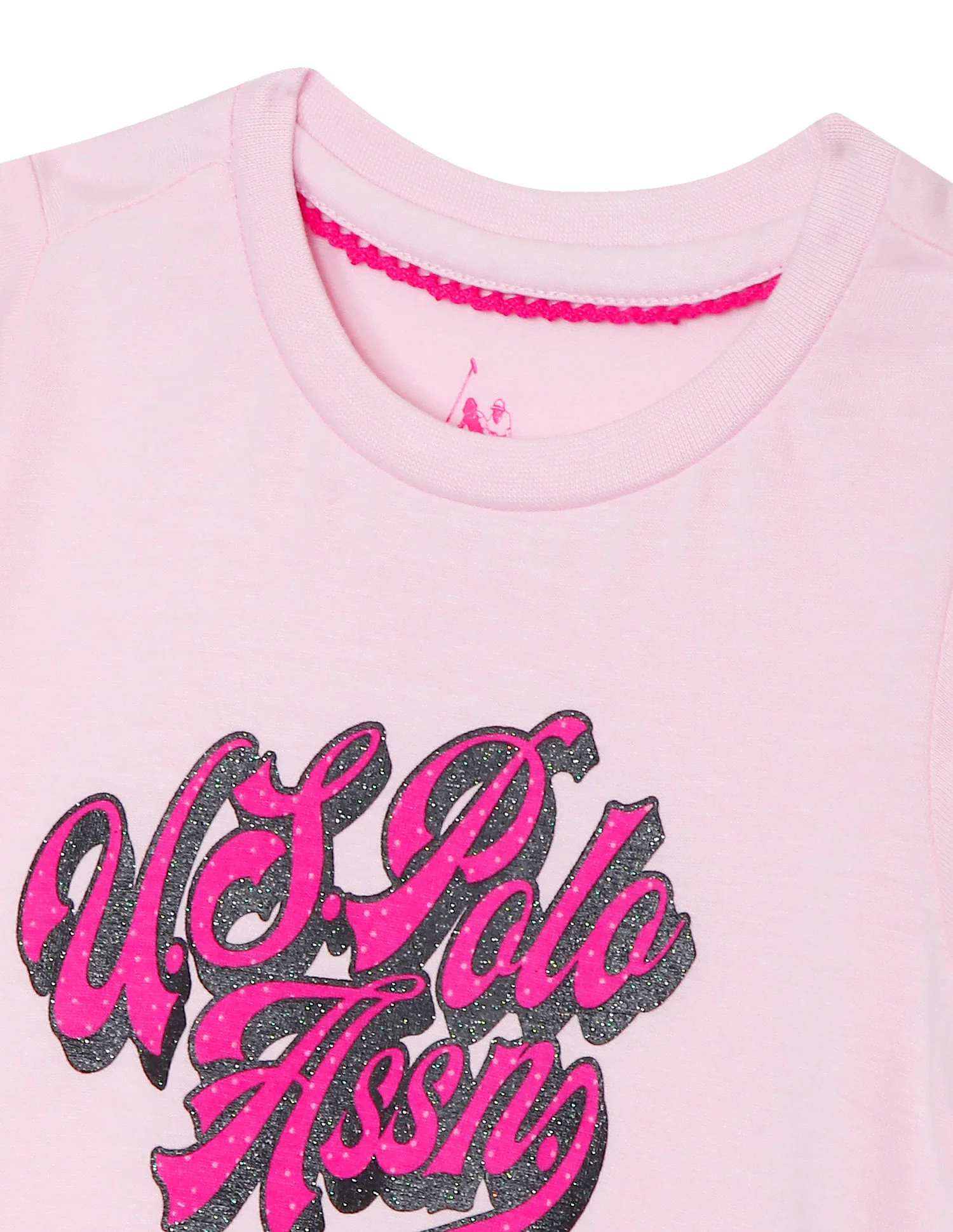 Crew Neck Brand Print T-Shirt - Image 3
