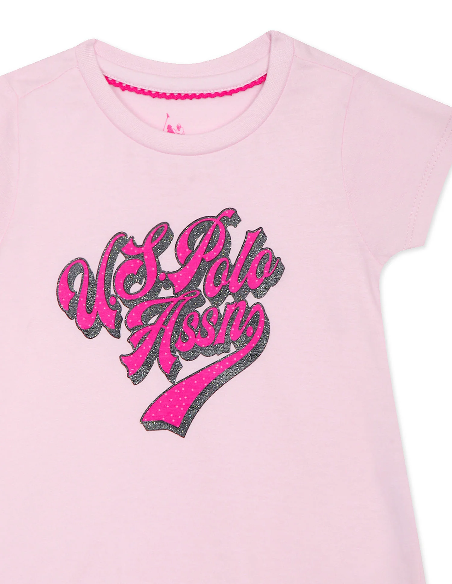 Crew Neck Brand Print T-Shirt - Image 4