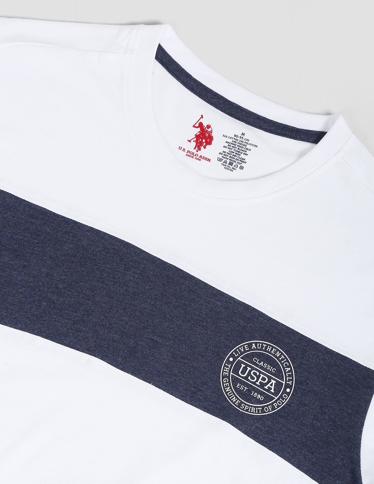 Crew Neck Colour Block I681 Lounge T-Shirt - Pack Of 1 - Image 2