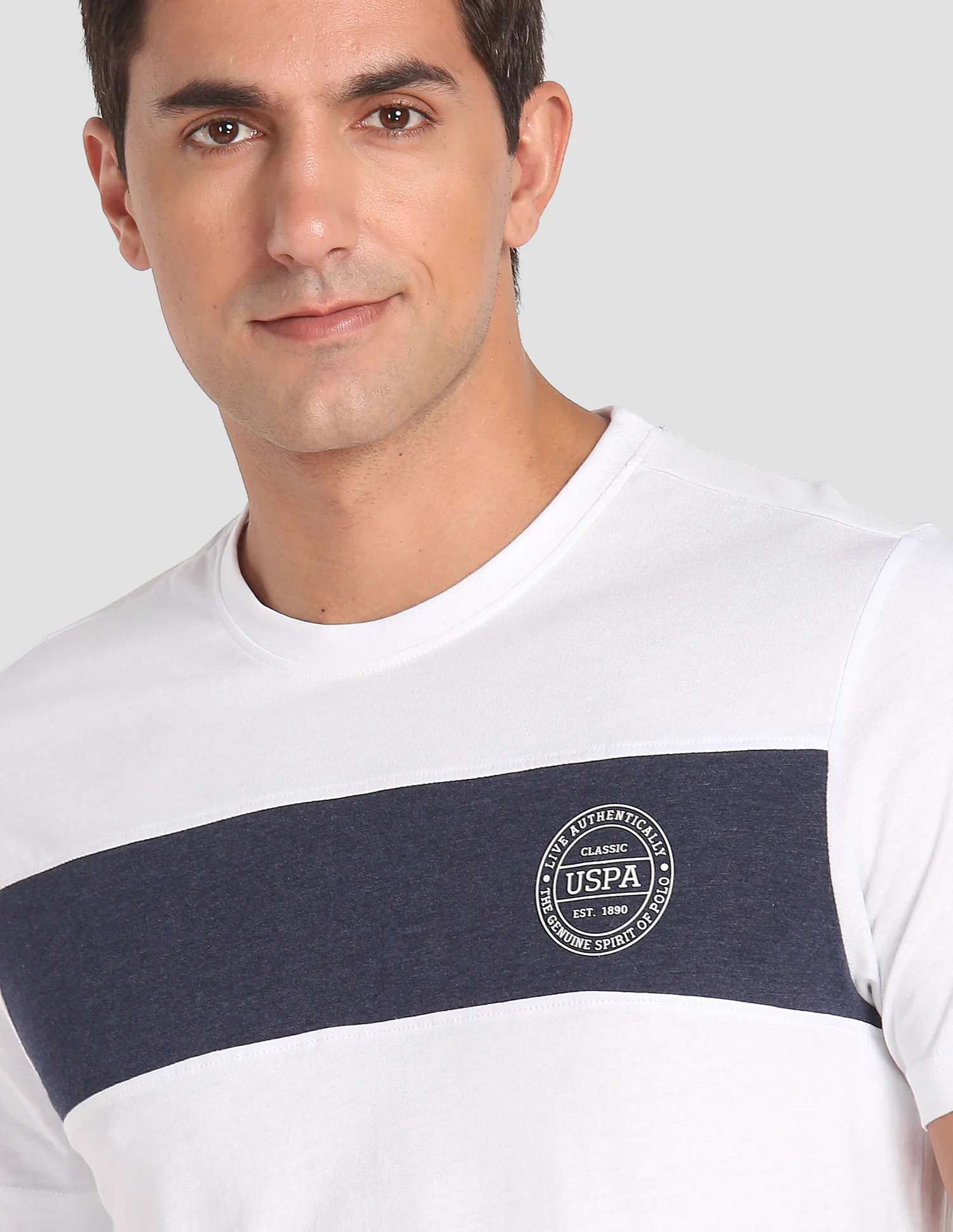 Crew Neck Colour Block I681 Lounge T-Shirt - Pack Of 1 - Image 6