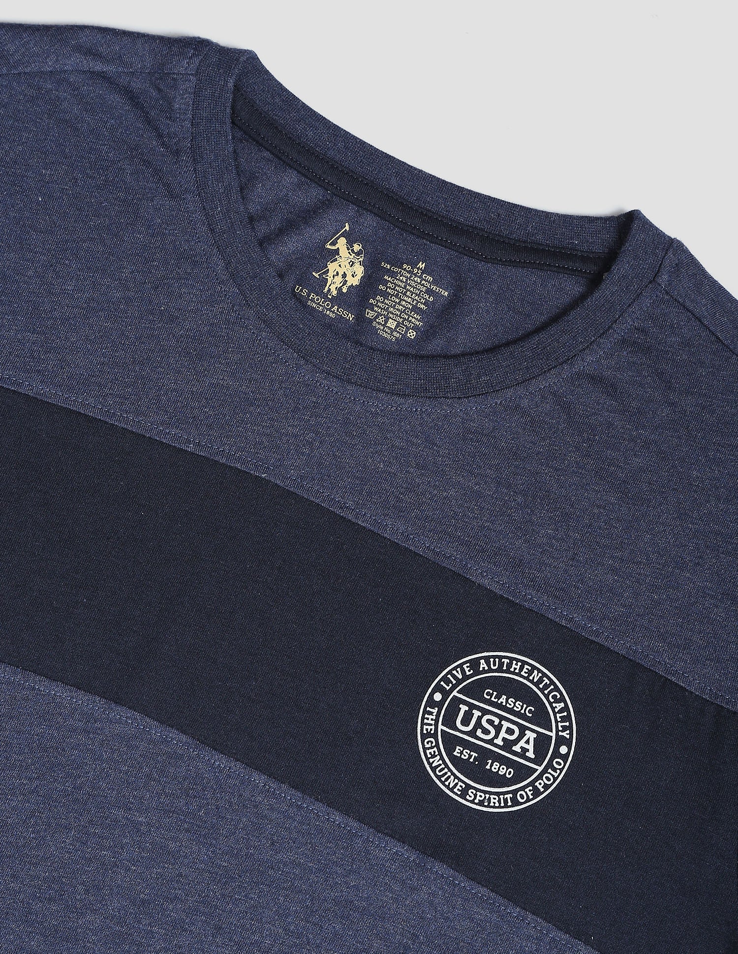 Crew Neck Colour Block I681 Lounge T-Shirt - Pack Of 1 - Image 2