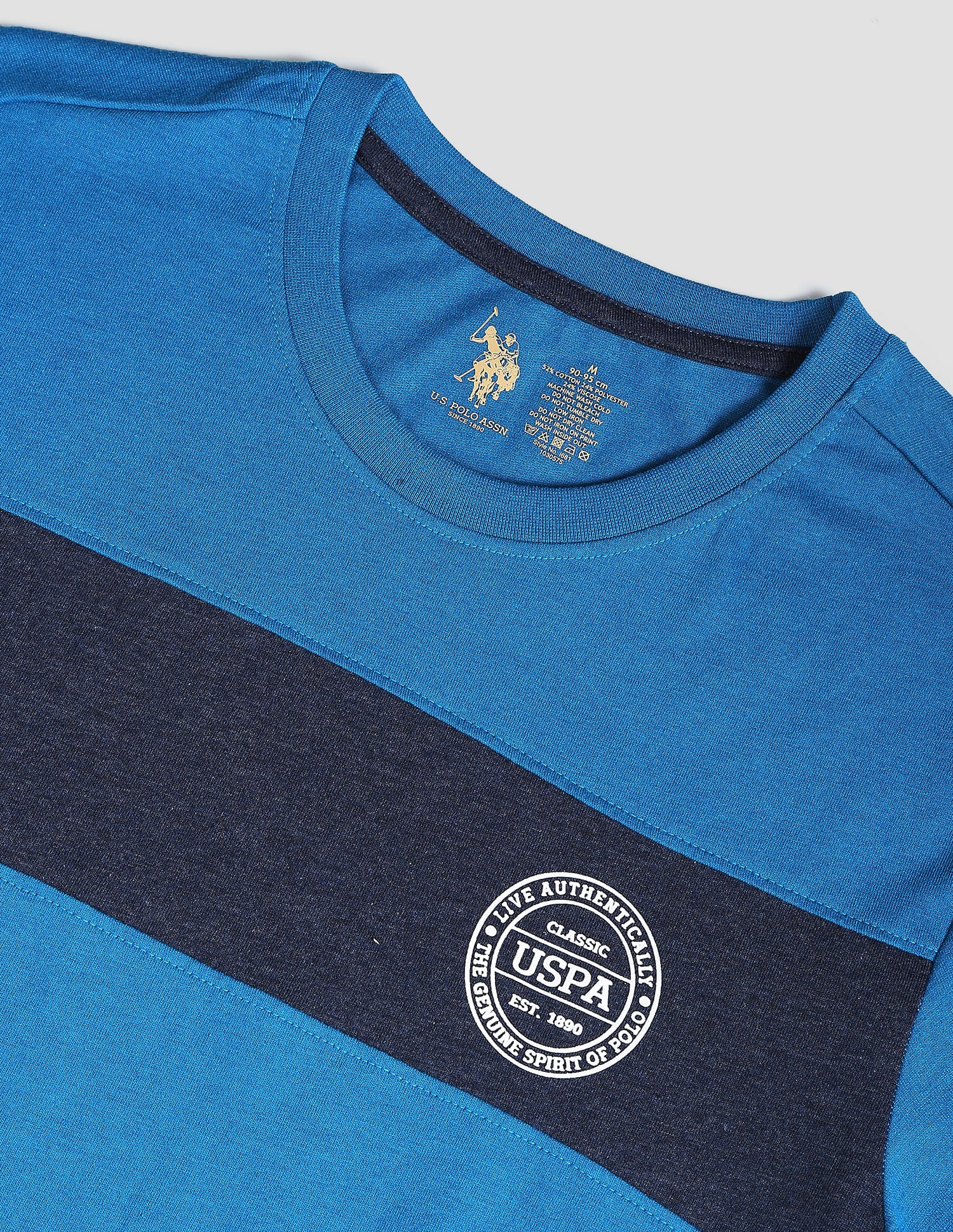 Crew Neck Colour Block I681 Lounge T-Shirt - Pack Of 1 - Image 2