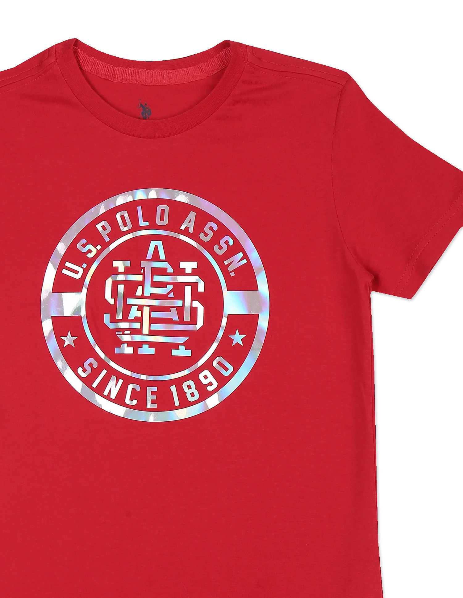 Crew Neck Graphic Print T-Shirt - Image 4