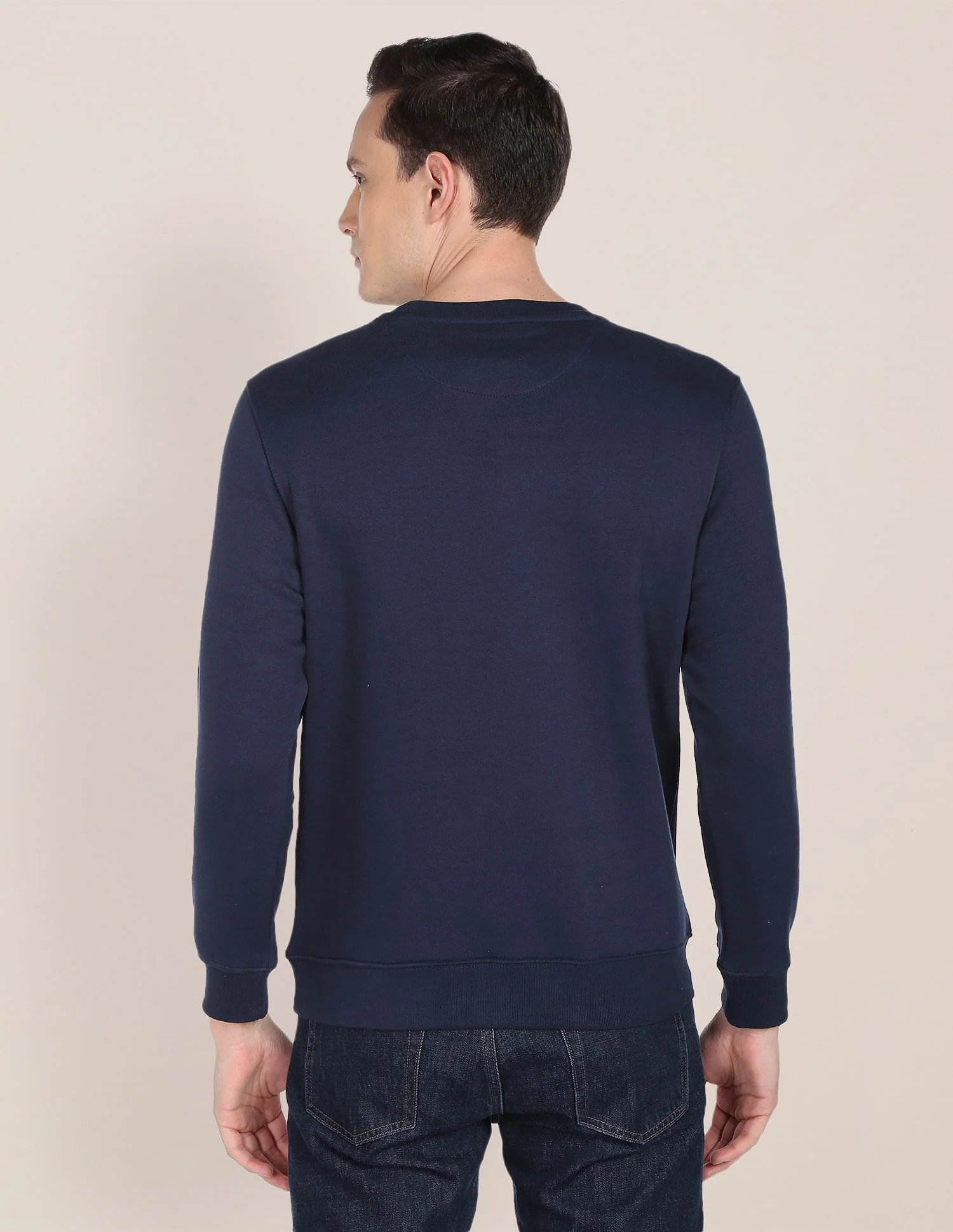 Crew Neck Printed Logo Sweatshirt - Image 5