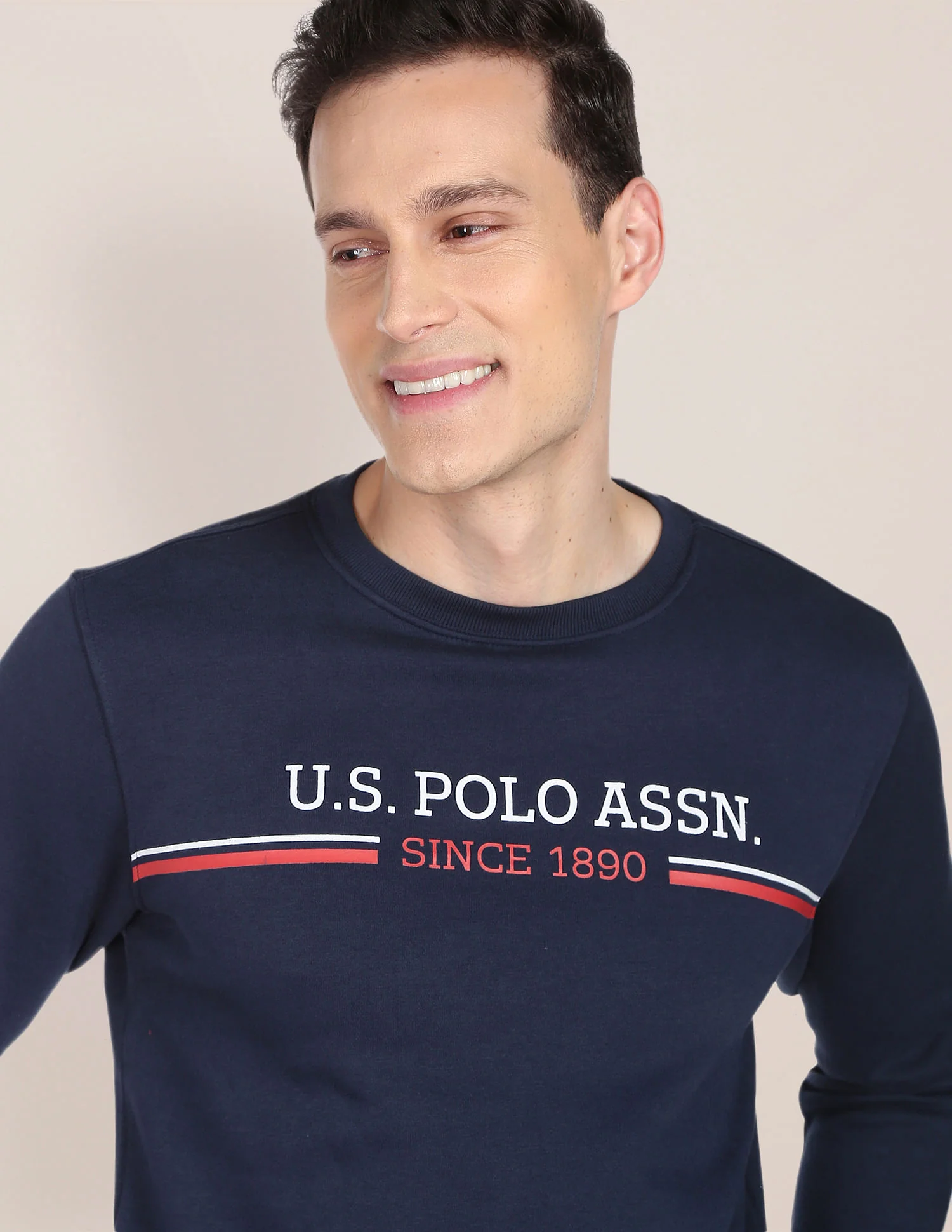 Crew Neck Printed Logo Sweatshirt - Image 6