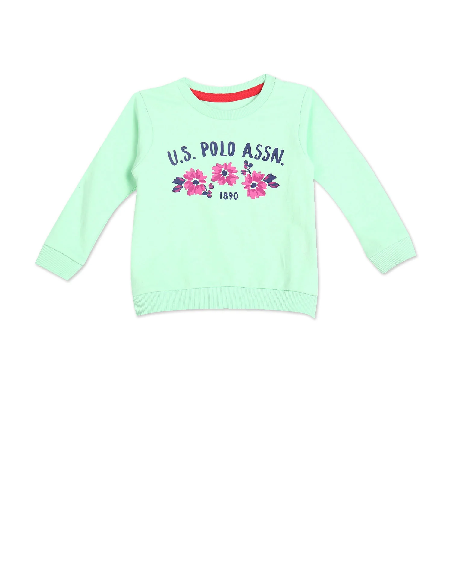 Crew Neck Printed Sweatshirt