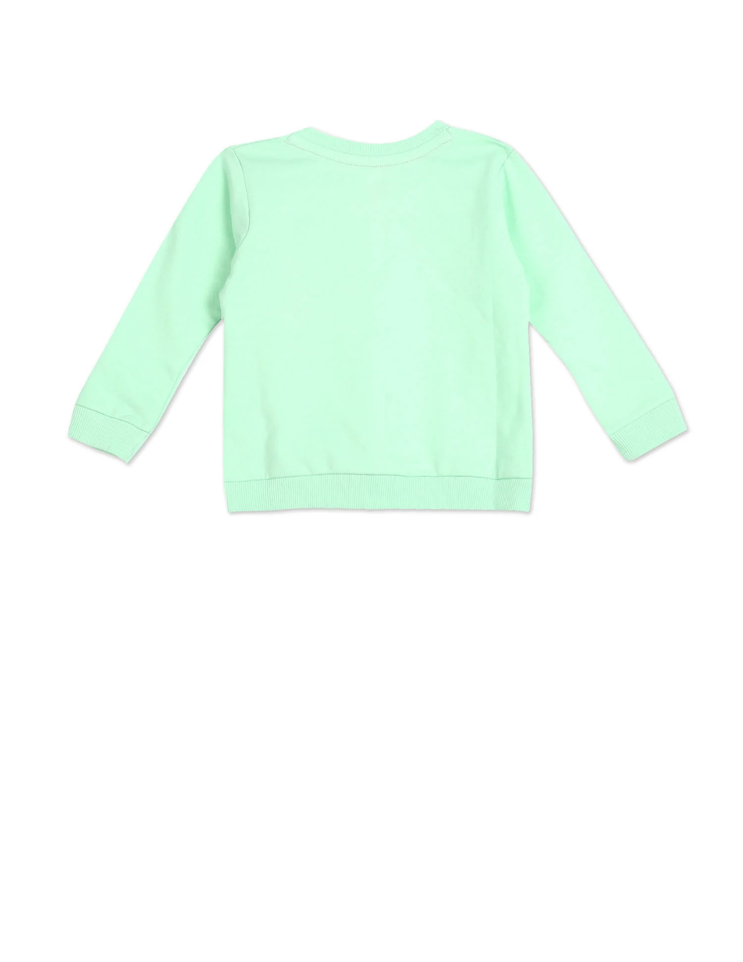 Crew Neck Printed Sweatshirt - Image 2