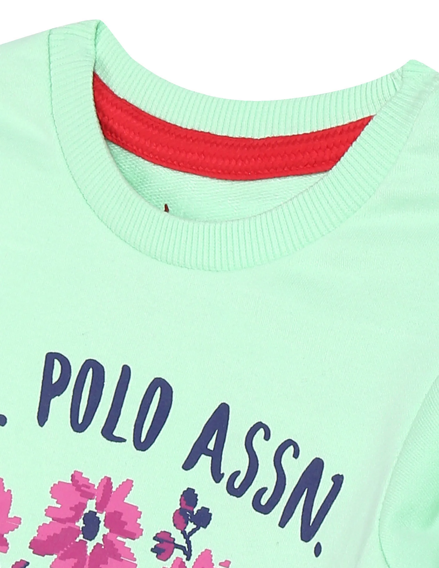 Crew Neck Printed Sweatshirt - Image 3