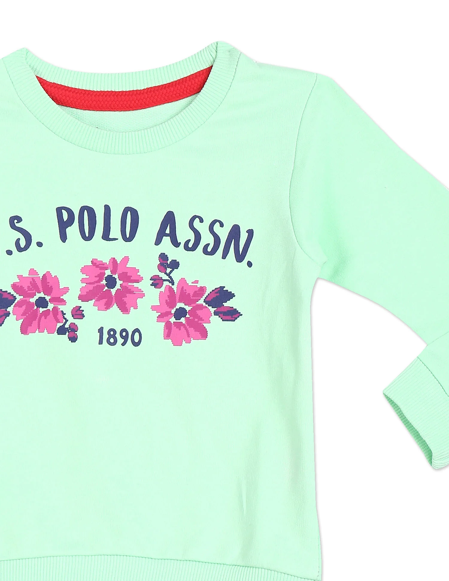 Crew Neck Printed Sweatshirt - Image 4