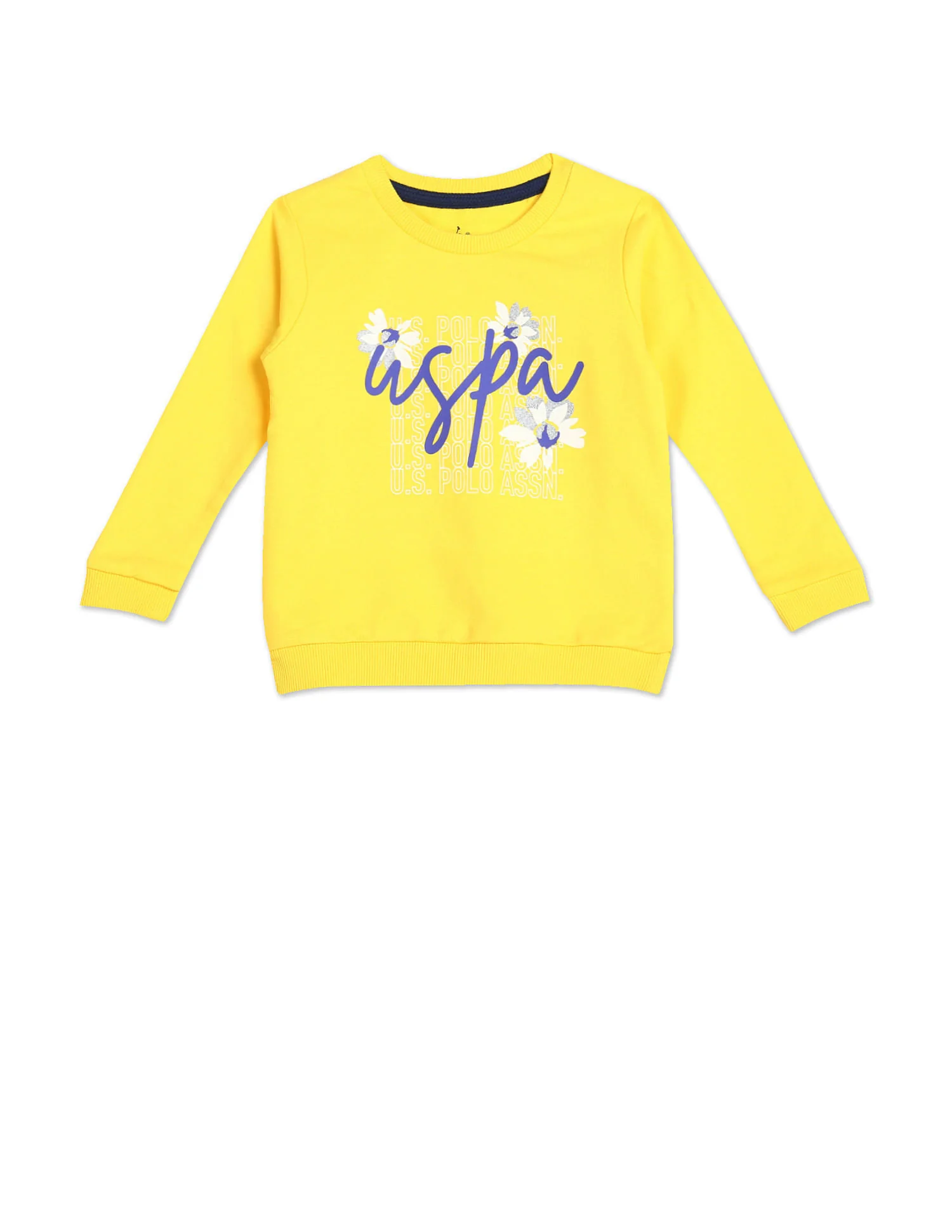 Crew Neck Printed Sweatshirt