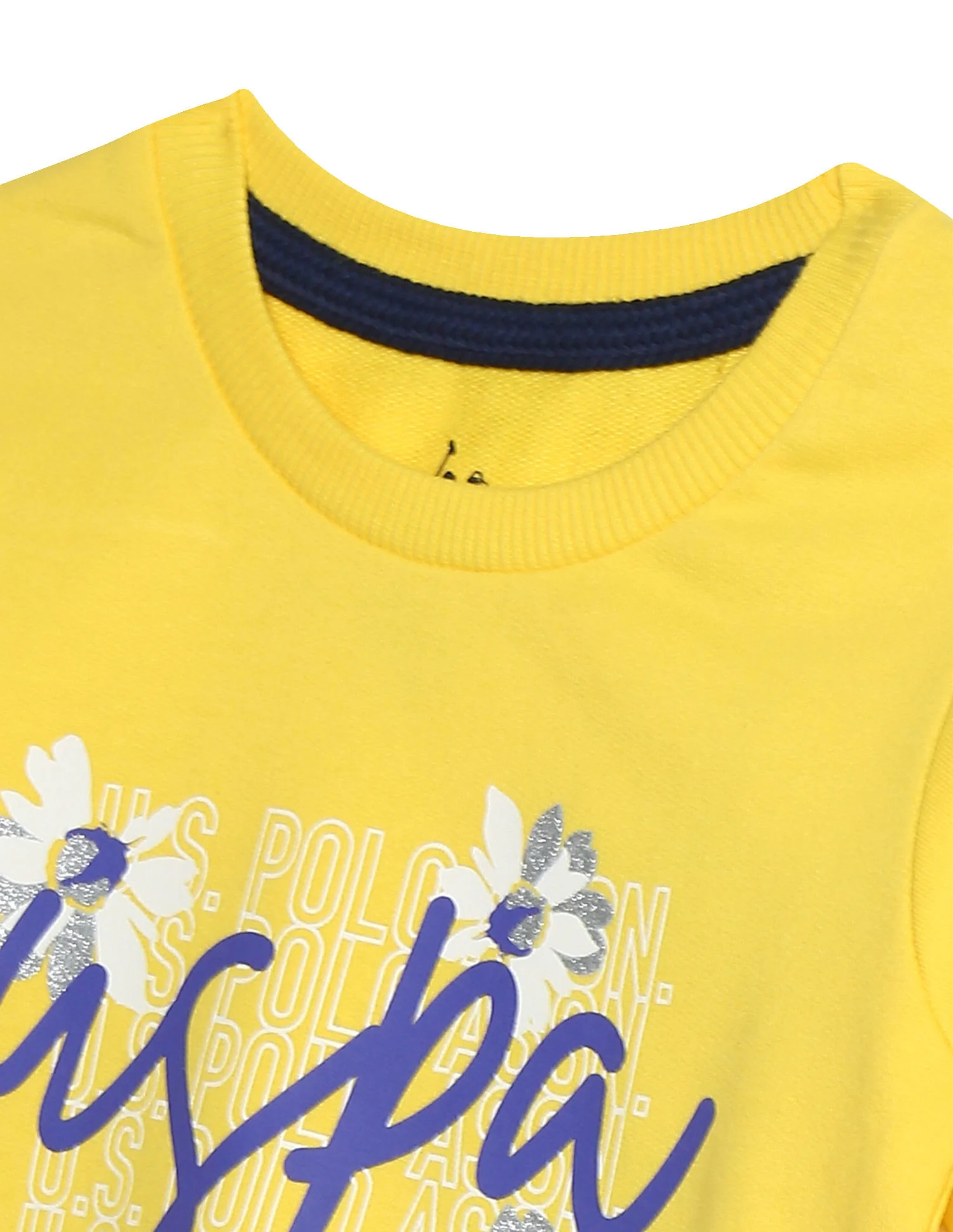 Crew Neck Printed Sweatshirt - Image 3
