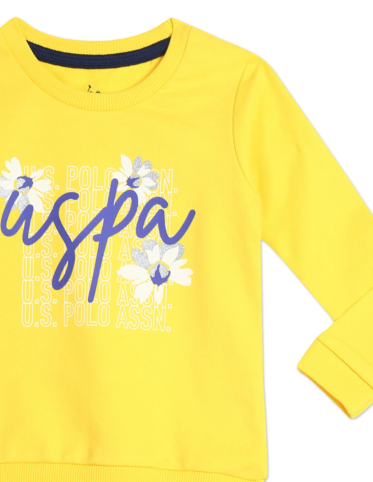 Crew Neck Printed Sweatshirt - Image 4