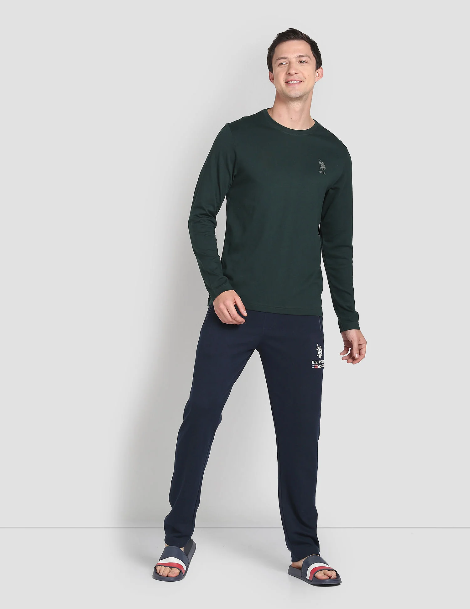 Crew Neck Solid I693 Lounge T-Shirt - Pack Of 1 - Image 3