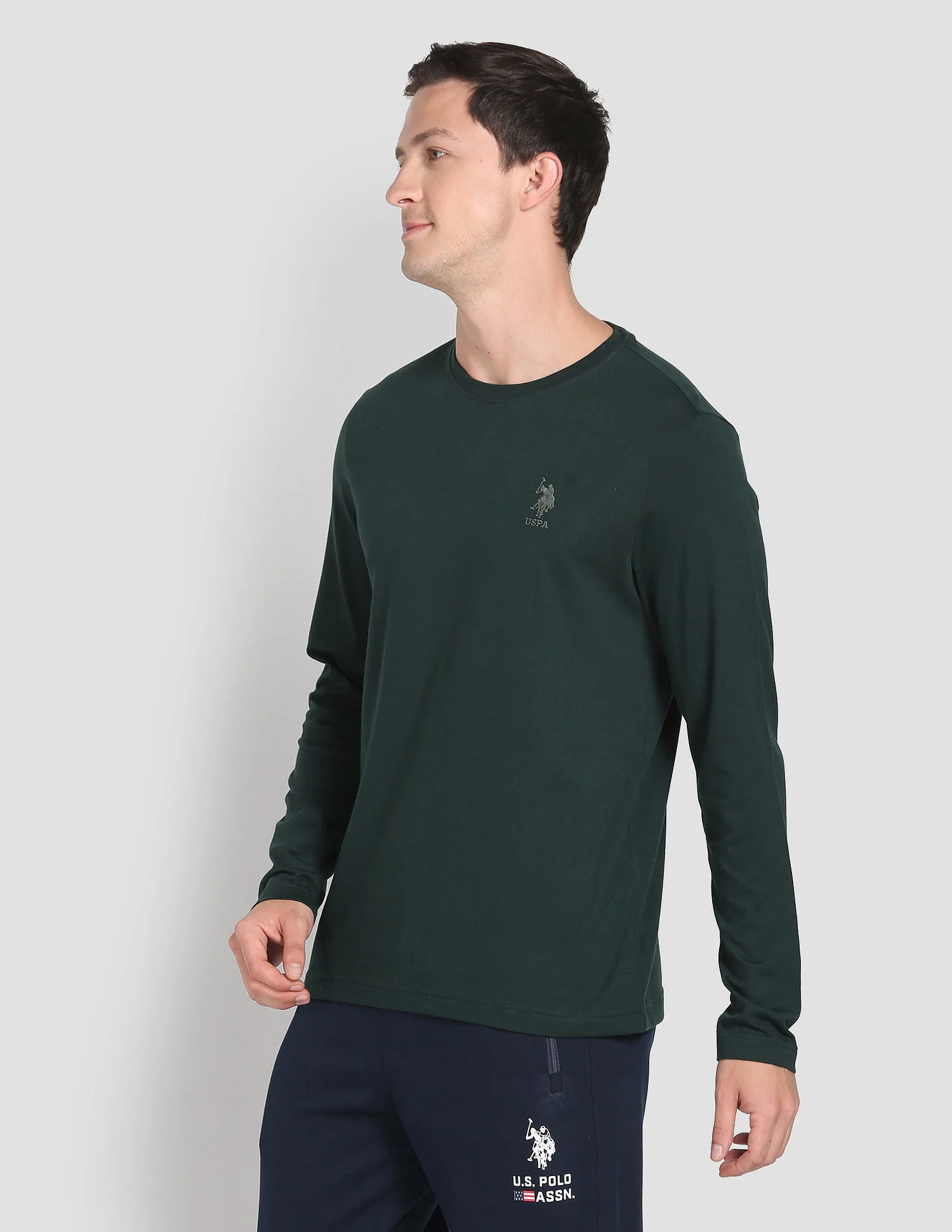Crew Neck Solid I693 Lounge T-Shirt - Pack Of 1 - Image 4