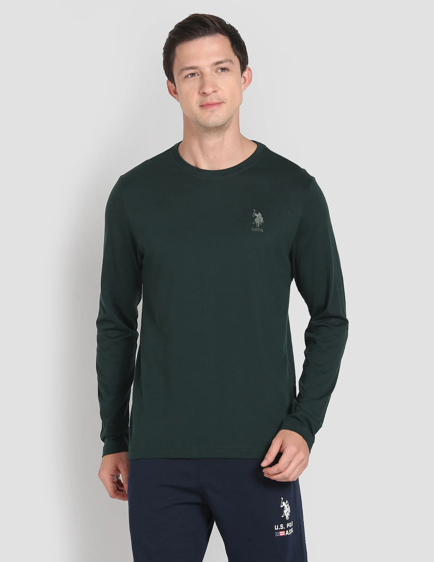 Crew Neck Solid I693 Lounge T-Shirt - Pack Of 1 - Image 6