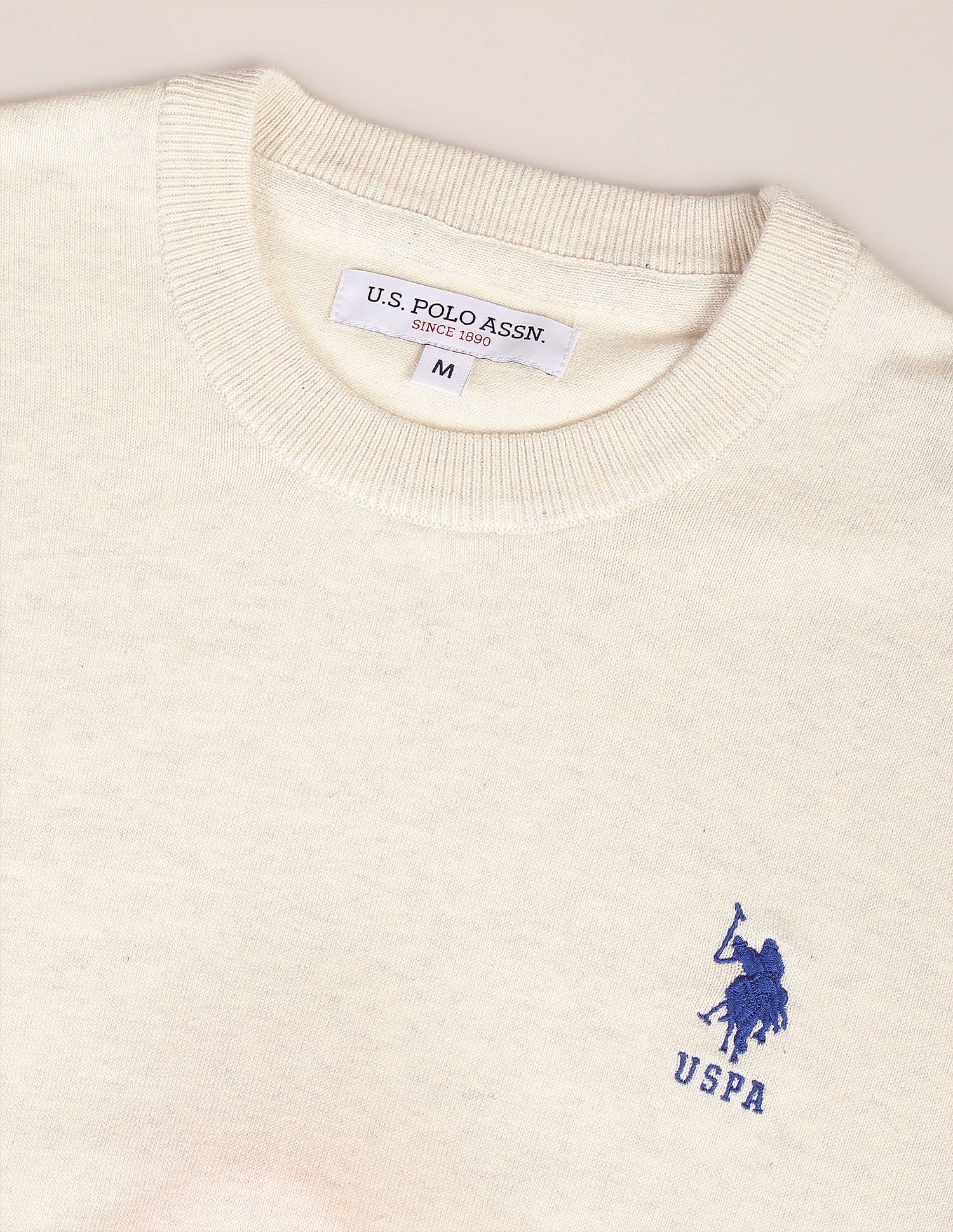 Crew Neck Solid Sweater - Image 2