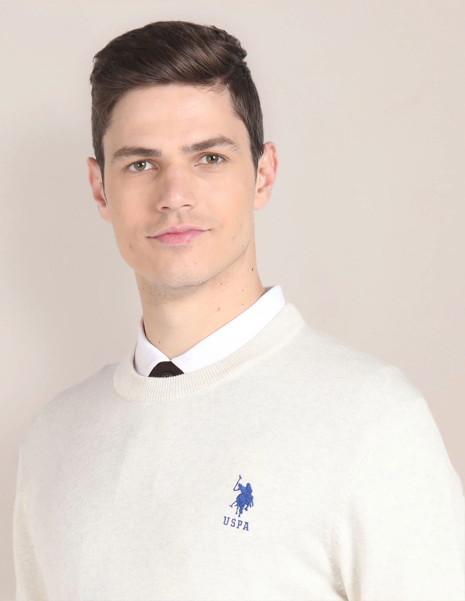 Crew Neck Solid Sweater - Image 7