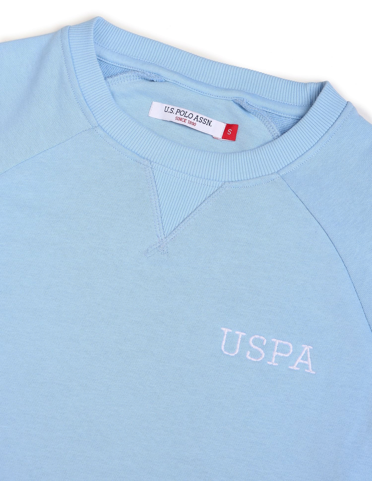 Crew Neck Solid Sweatshirt - Image 2