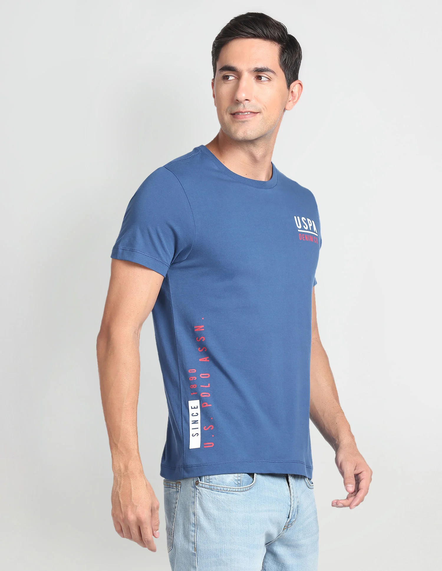 Crew Neck Solid T-Shirt