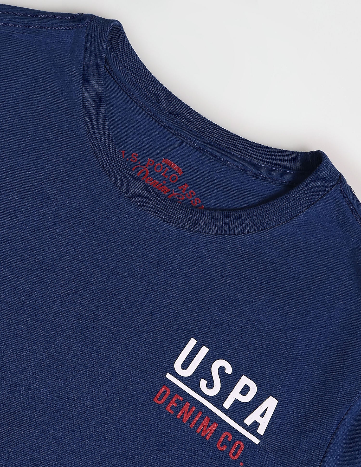 Crew Neck Solid T-Shirt - Image 2