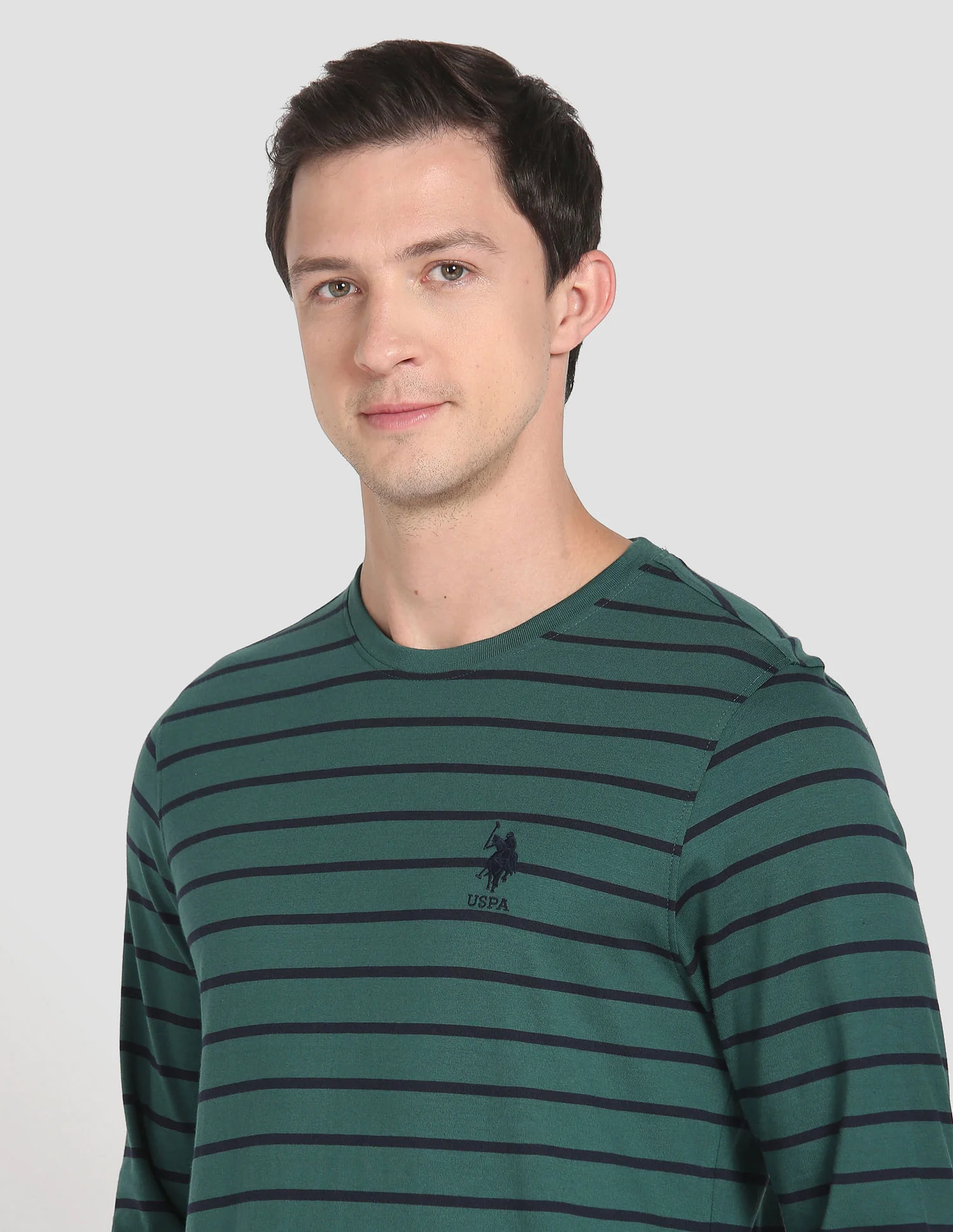 Crew Neck Stripe I694 Lounge T-Shirt - Pack Of 1 - Image 7