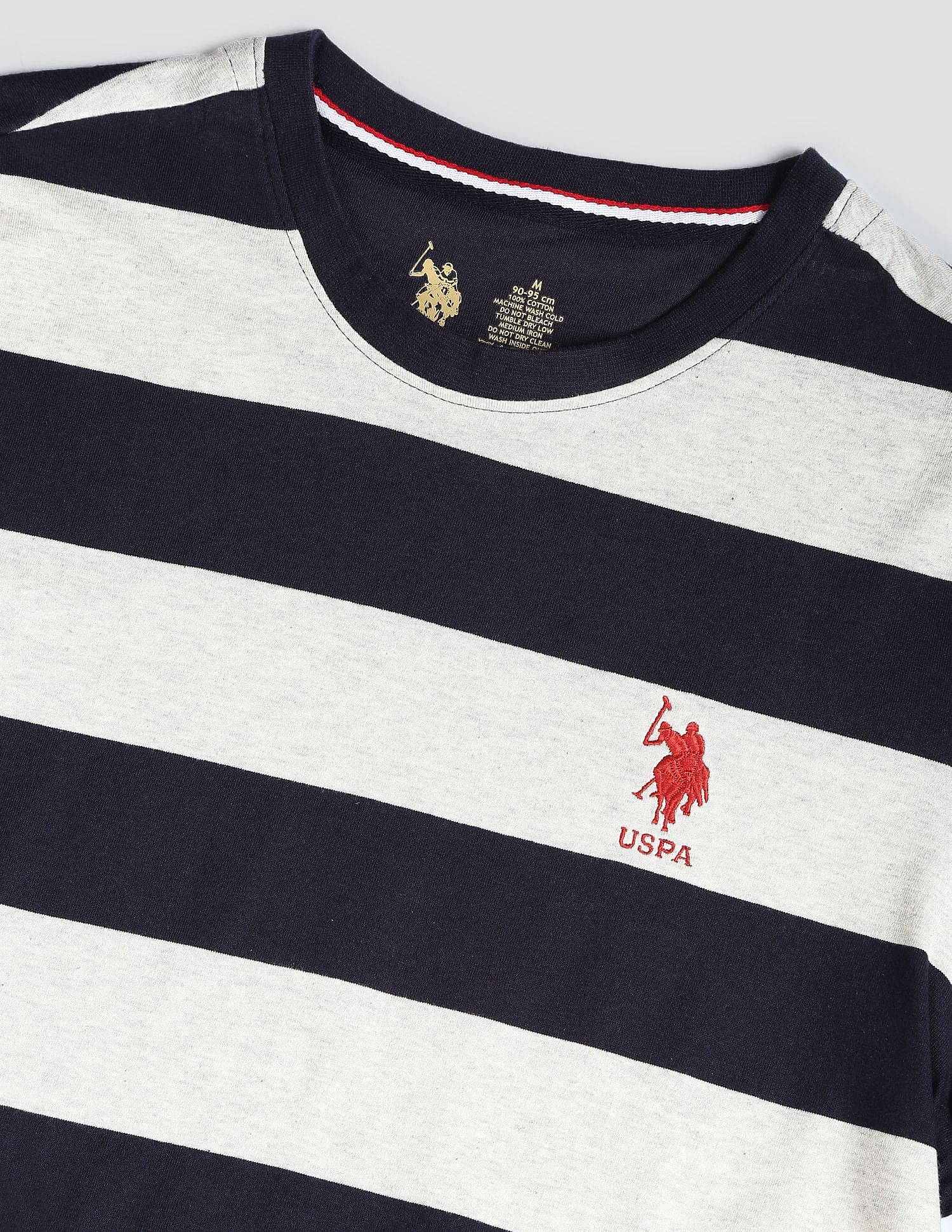 Crew Neck Striped I688 Lounge T-Shirt - Pack Of 1 - Image 2