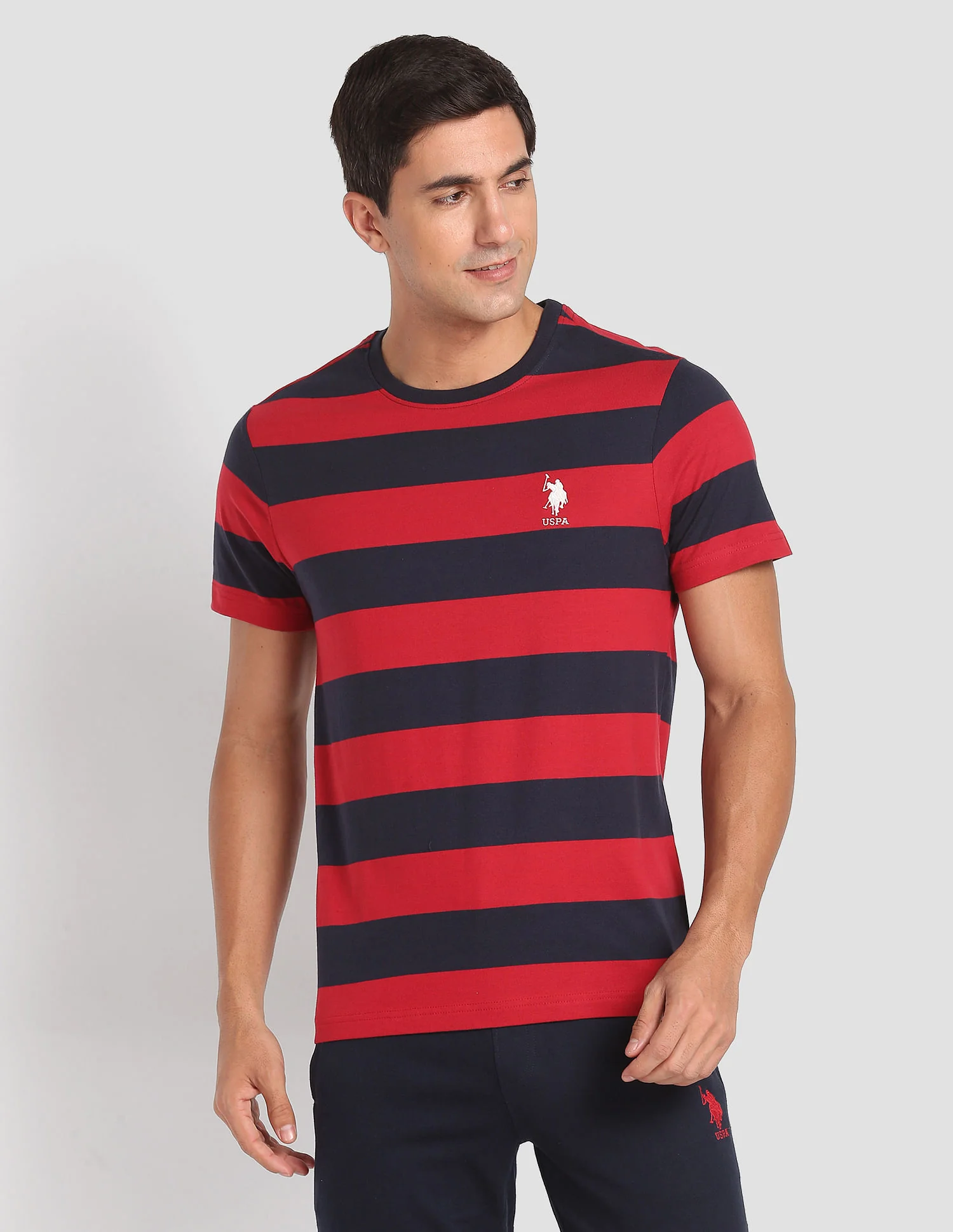 Crew Neck Striped I688 Lounge T-Shirt - Pack Of 1