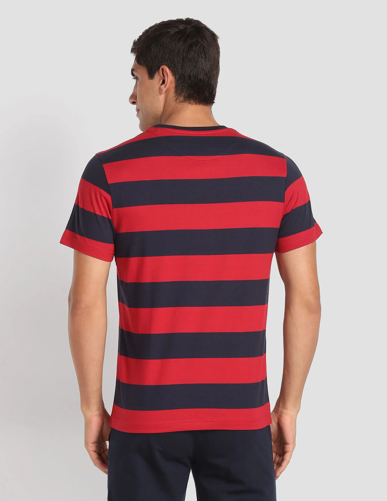 Crew Neck Striped I688 Lounge T-Shirt - Pack Of 1 - Image 5