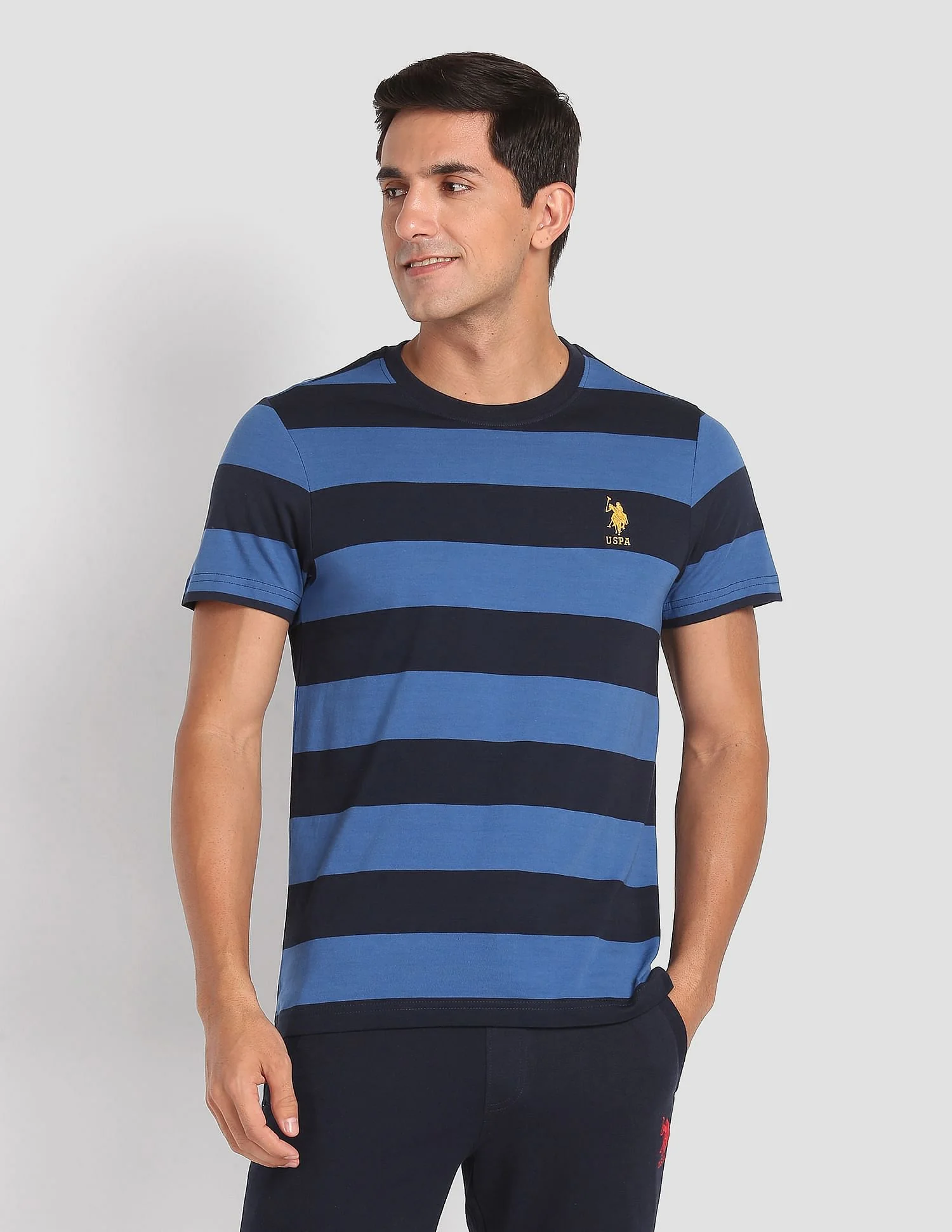 Crew Neck Striped I688 Lounge T-Shirt - Pack Of 1