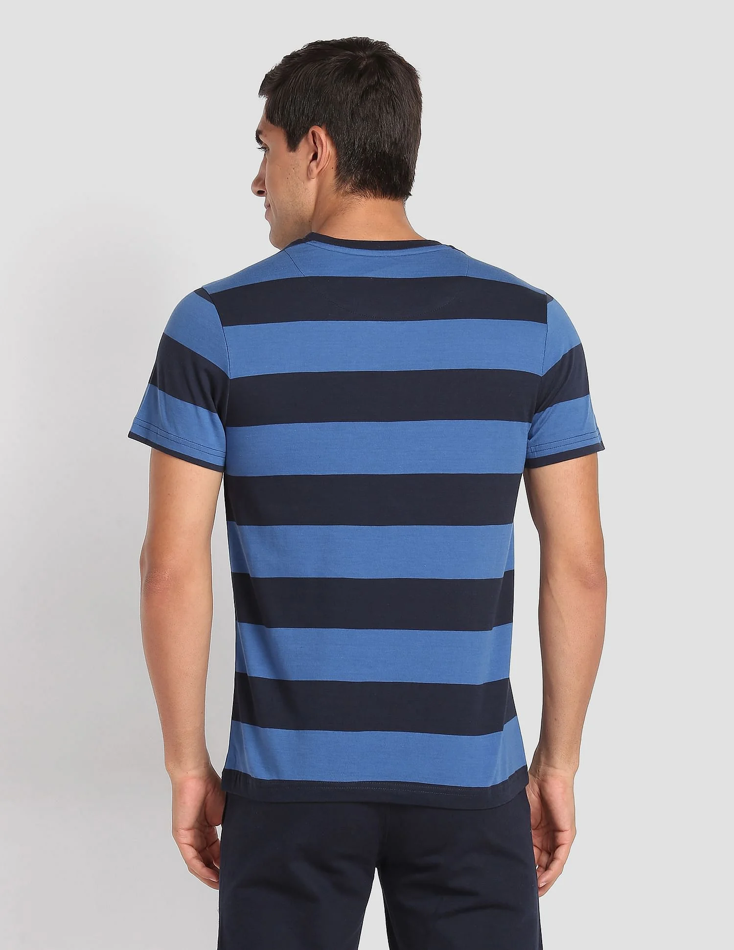 Crew Neck Striped I688 Lounge T-Shirt - Pack Of 1 - Image 5