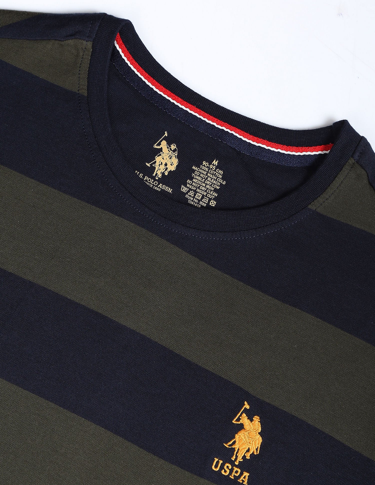Crew Neck Striped I688 Lounge T-Shirt - Pack Of 1 - Image 2