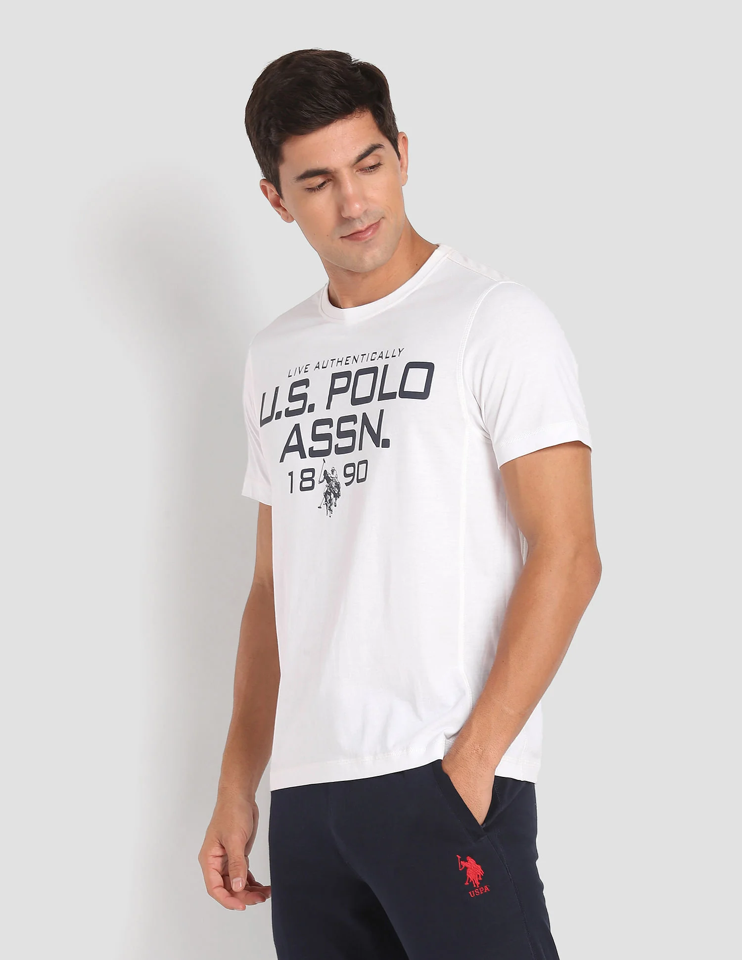 Crew Neck Tri Blend I682 Lounge T-Shirt - Pack Of 1 - Image 4