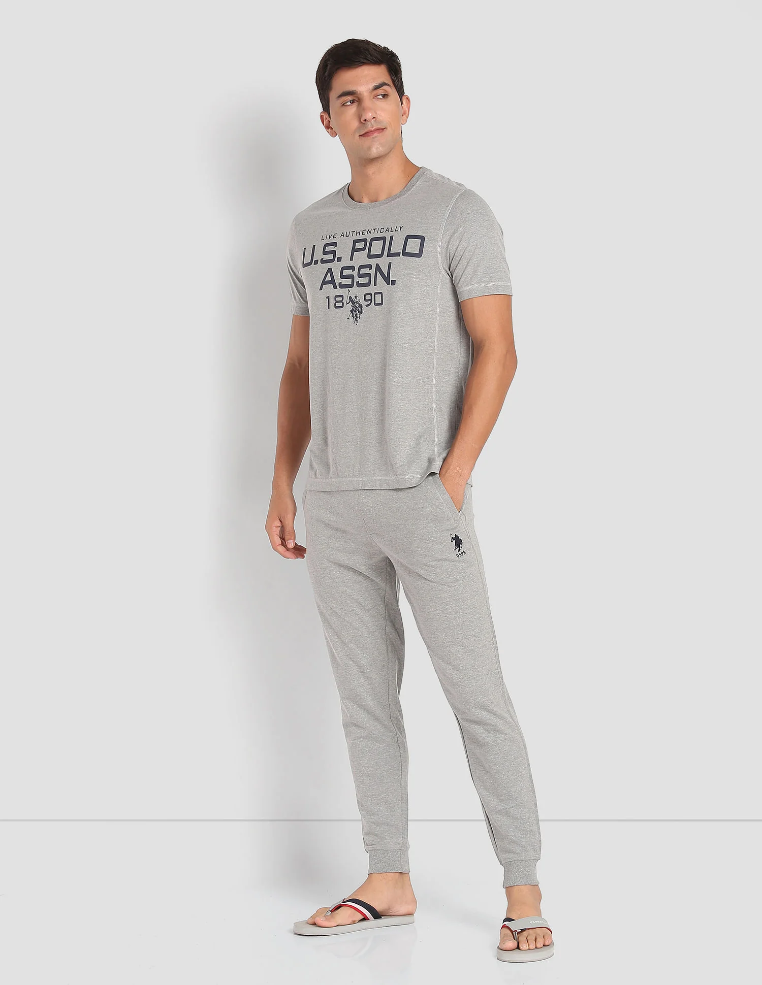 Crew Neck Tri Blend I682 Lounge T-Shirt - Pack Of 1 - Image 3